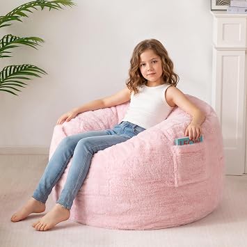 MAXYOYO Bean Bag Chair, Soft Bean Bag Sofa with Supportive Foam Filling