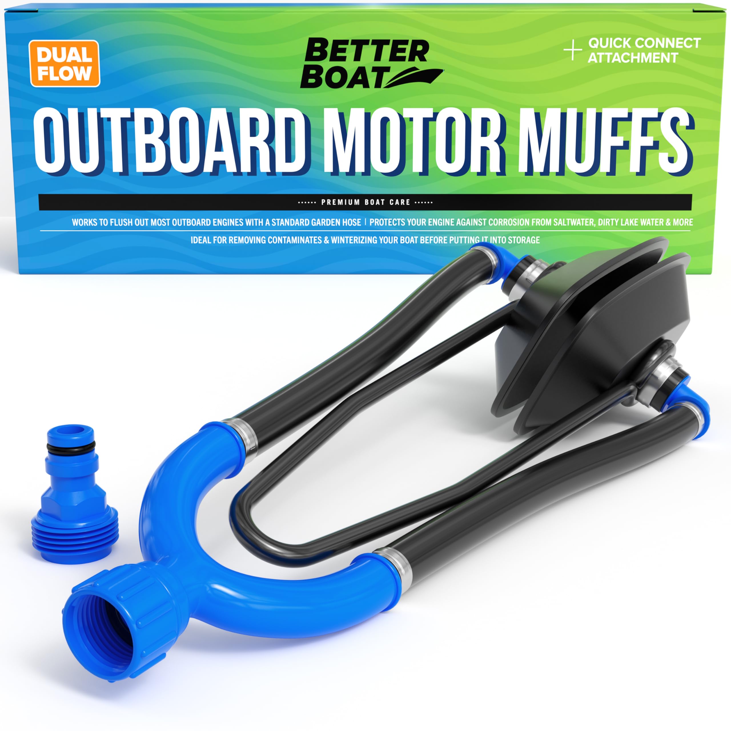 Better Boat Dual Flow Motor Muffs