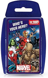 Top Trumps Card Game Marvel - Family Games for Kids and Adults - Learning Games - Kids Card Games for 2 Players and More - Kid War Games - Card Wars - for 6 Plus Kids