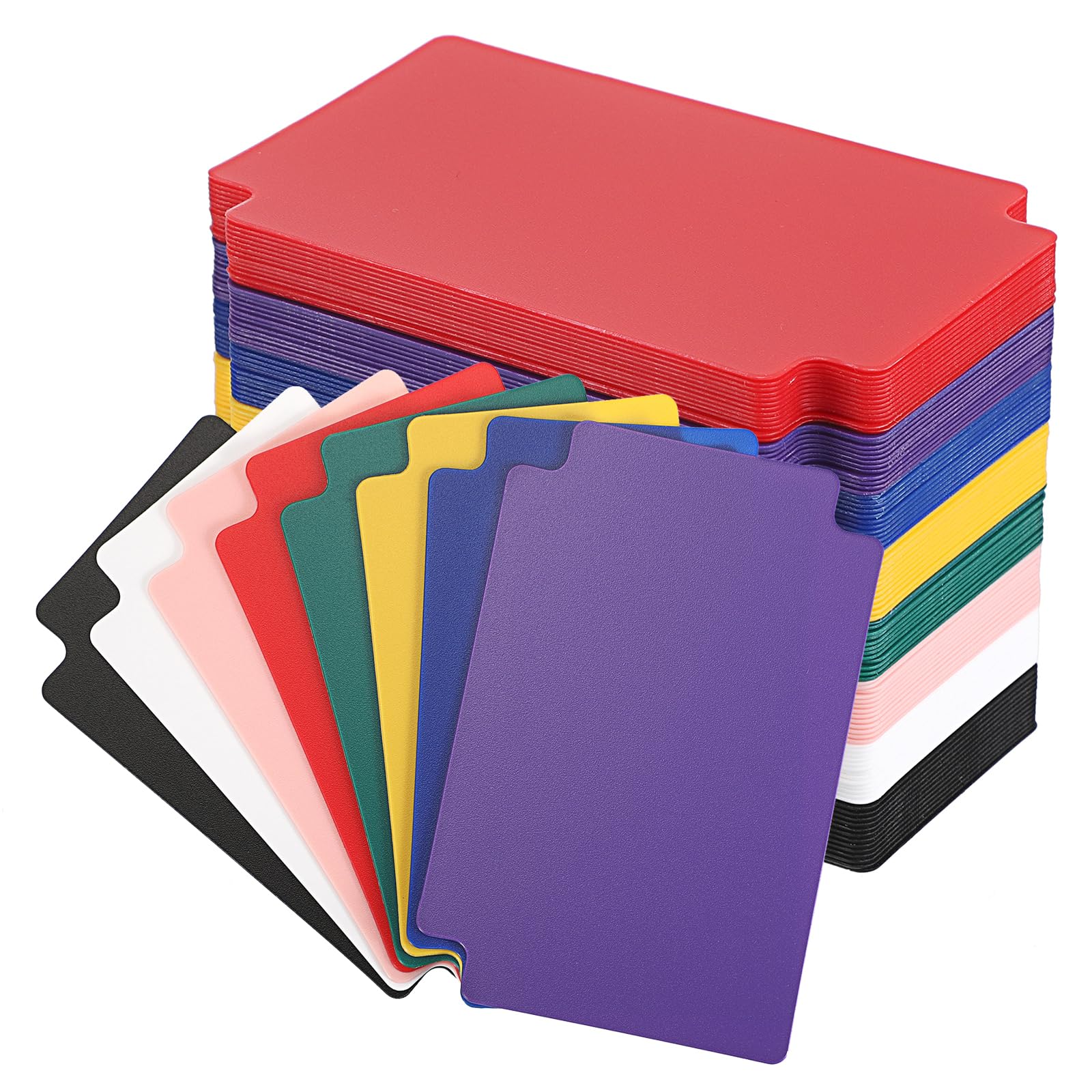 SAVITA 50pcs Intercalaires Cartes, Intercalaires Pour Cartes Avec