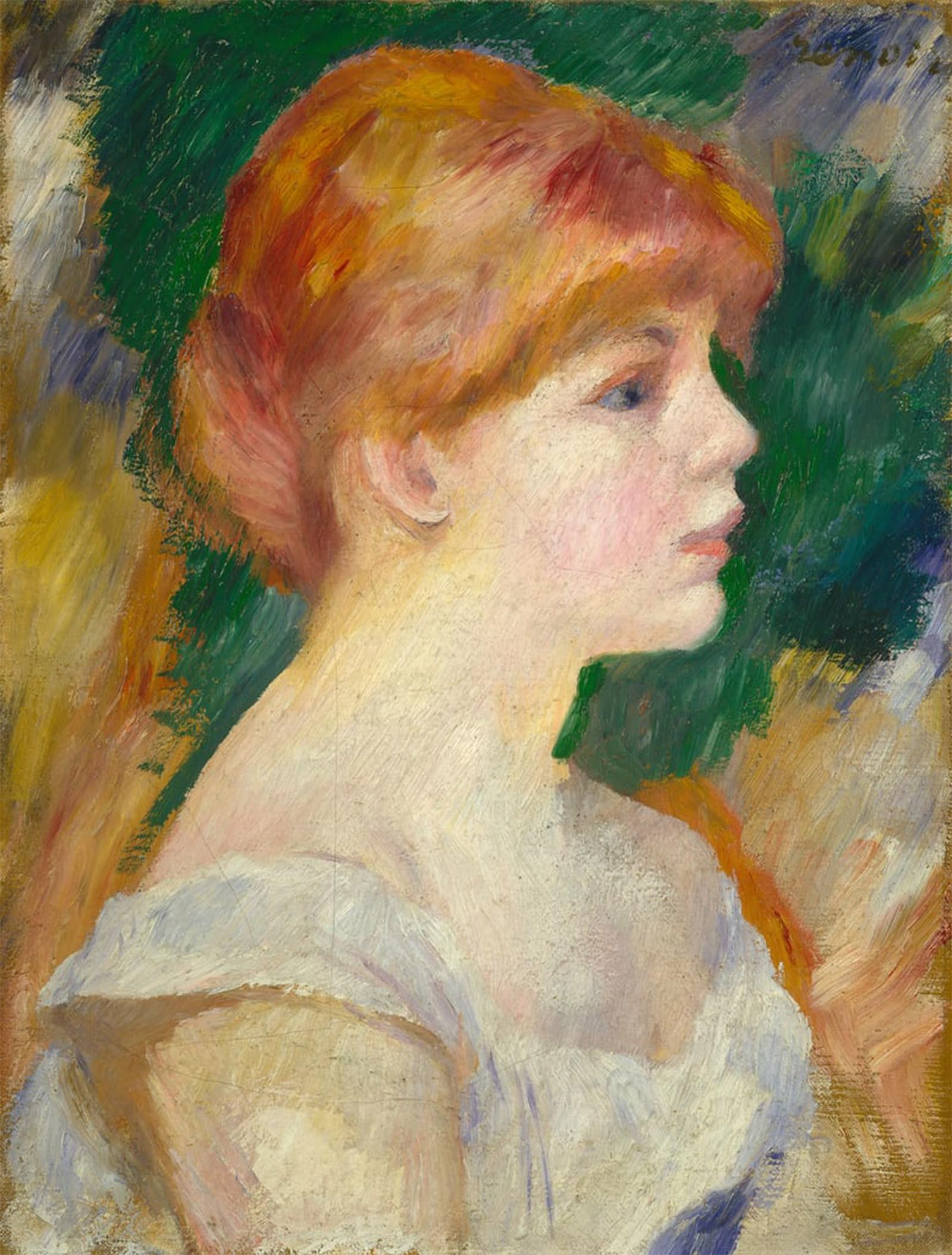 RZHRHJES Retro Picture Portrait Oil Painting Modern Wall Artwork famous artist by Pierre Auguste Renoir Canvas Poster for Home Decor 60x90cm