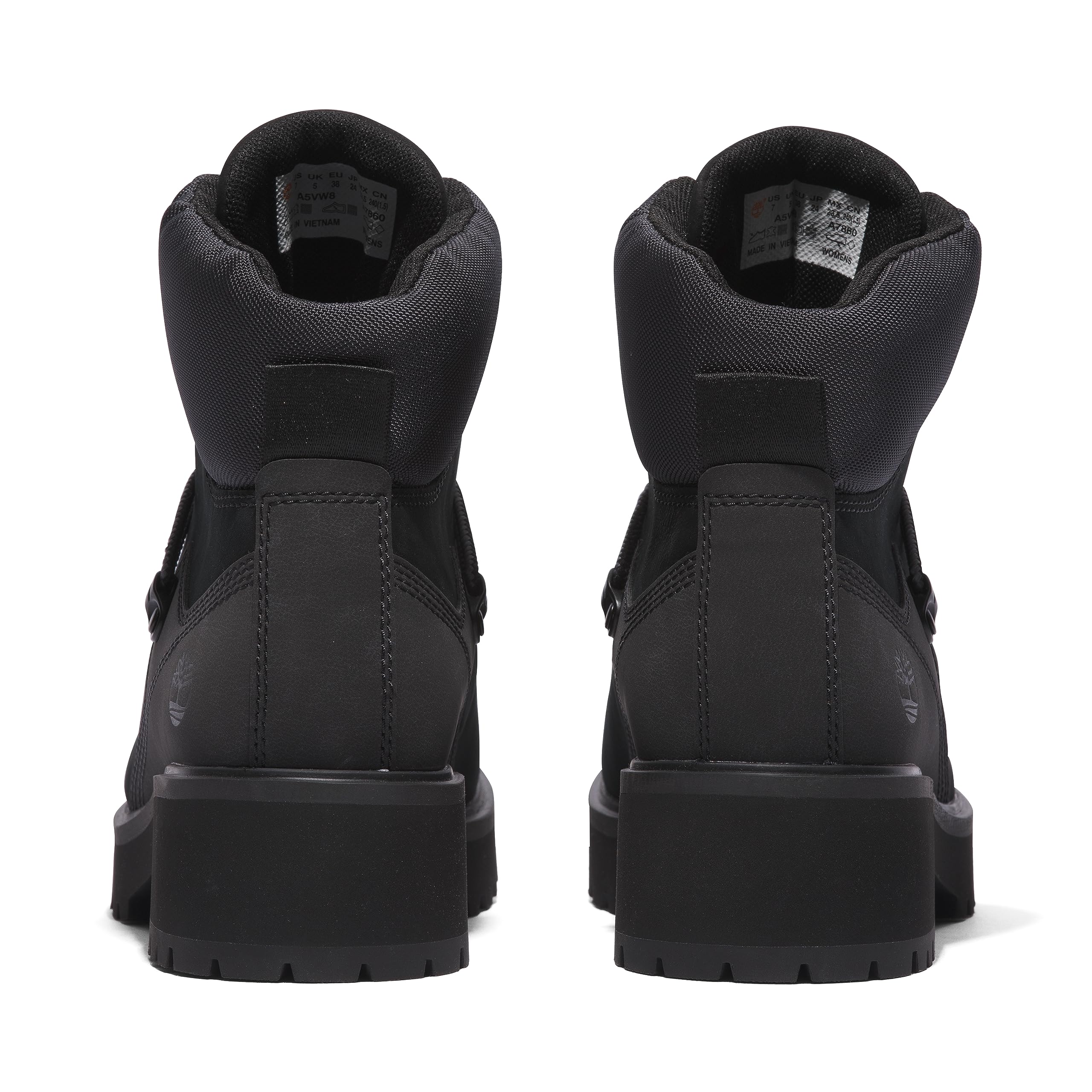 Timberland Damen Carnaby Cool Stiefelette, schwarzes Nubukleder, 12.5 UK Wide – Ansicht 3