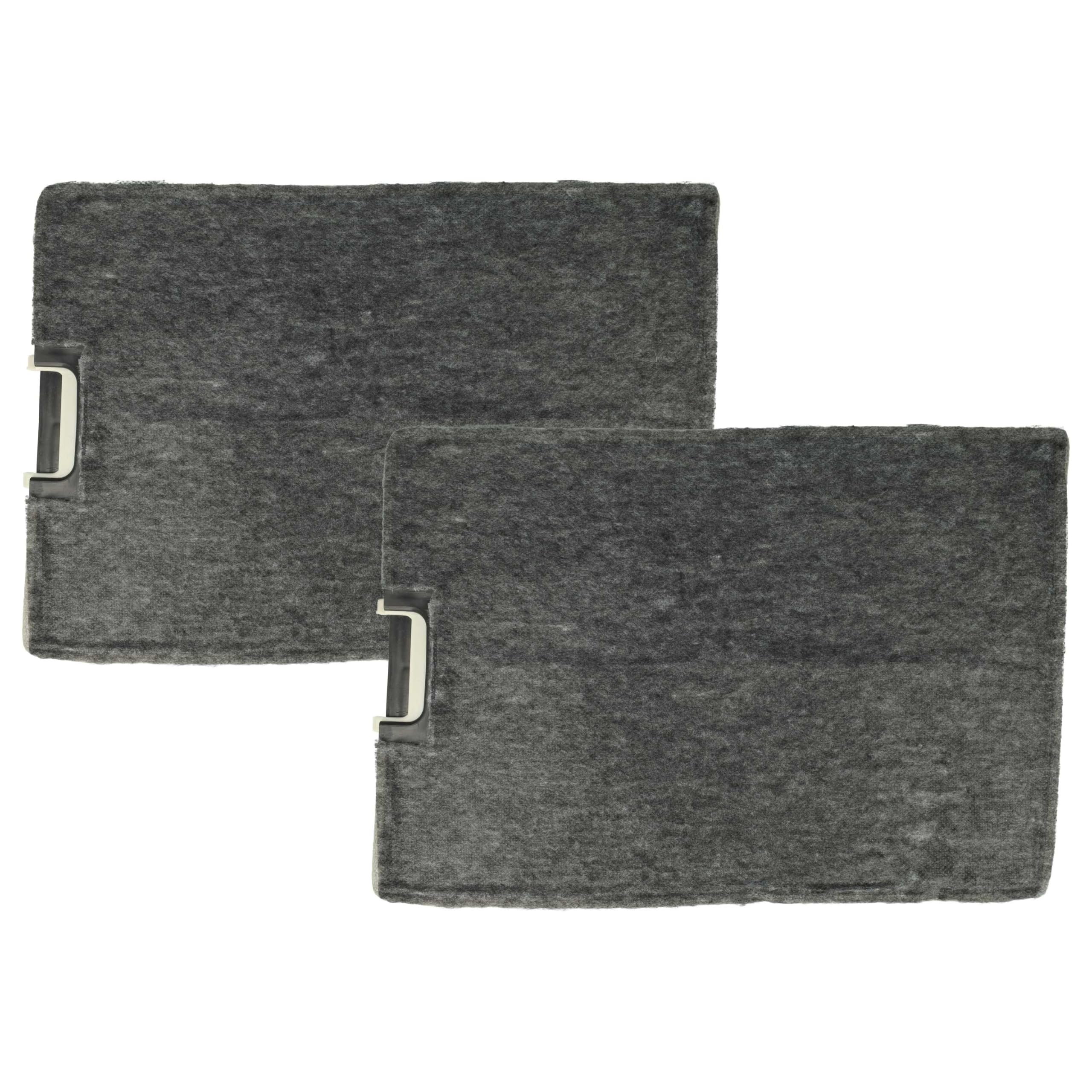 vhbw 2x Aktivkohlefilter Ersatz für Miele 3284680 | 3284681, 3284682, 8011222, 8049726, DKF6 für Dunstabzugshaube - 30 x 21,5 x 3 cm