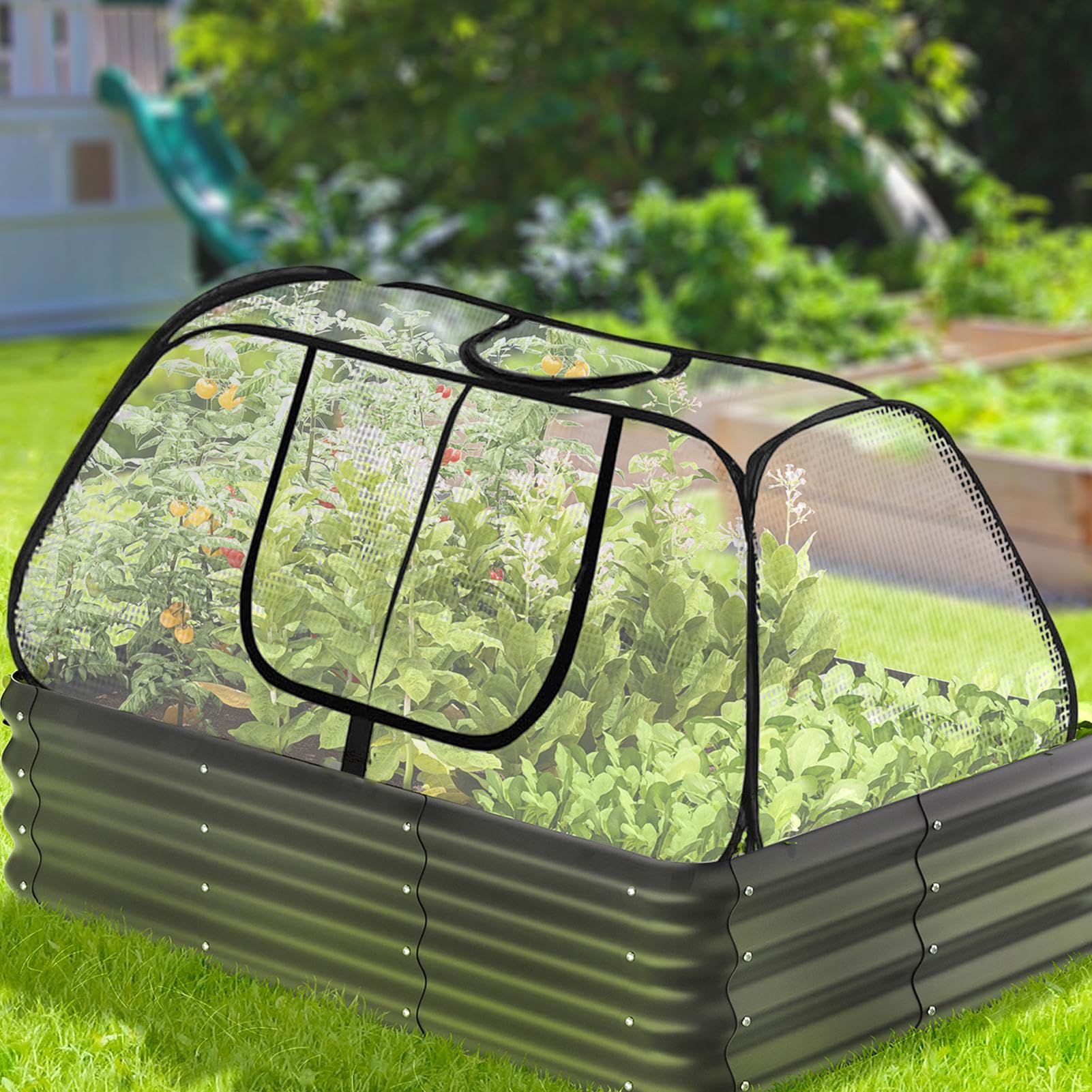 Yulokdwi Invernadero Pequeño Portátil (115x55x45 Cm) - Protege Tus Plantas Del Frío Y Lluvia, Ideal Para Principiantes