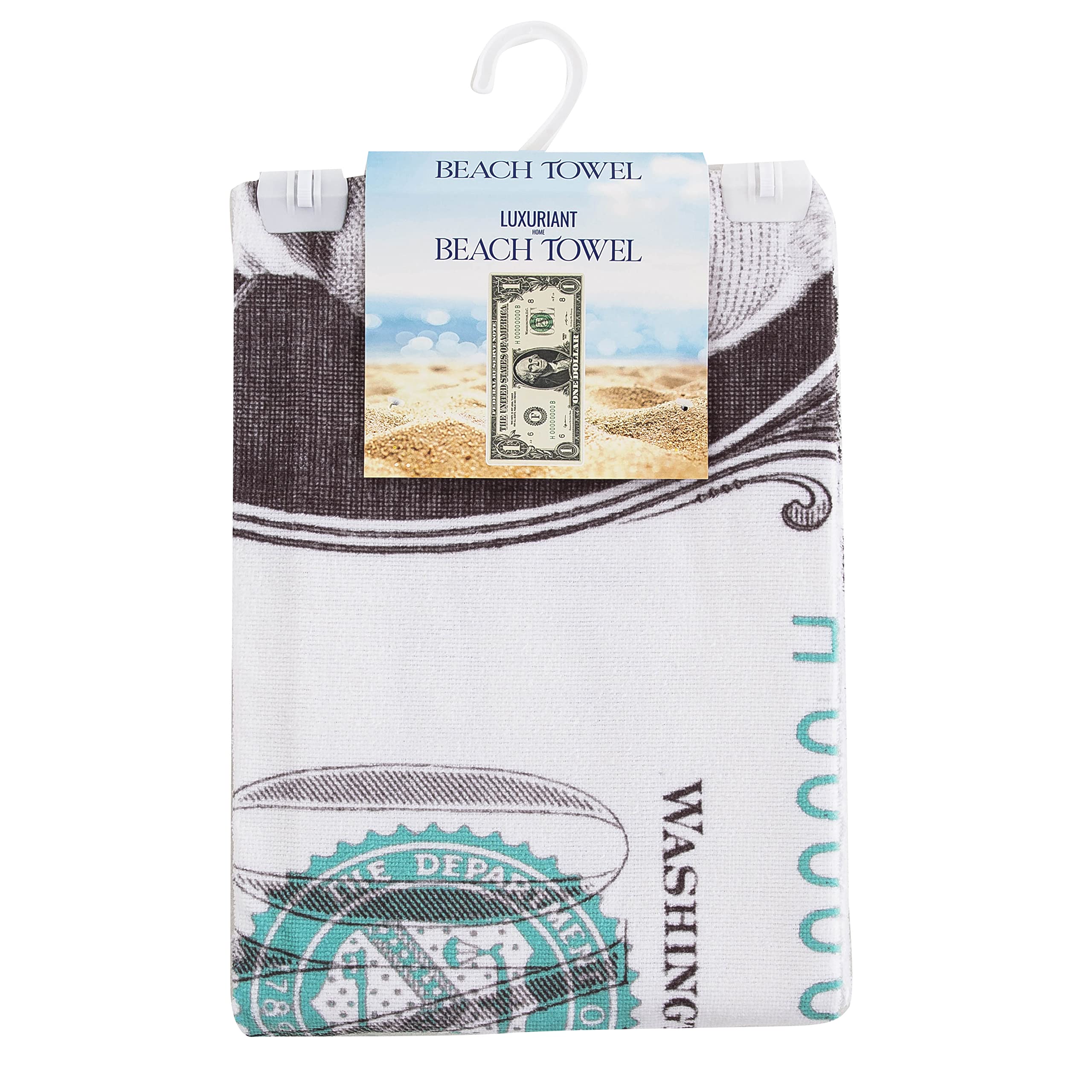 Northwest Classics Strandtuch, 76,2 x 152,4 cm, Dollar-Schein-Design