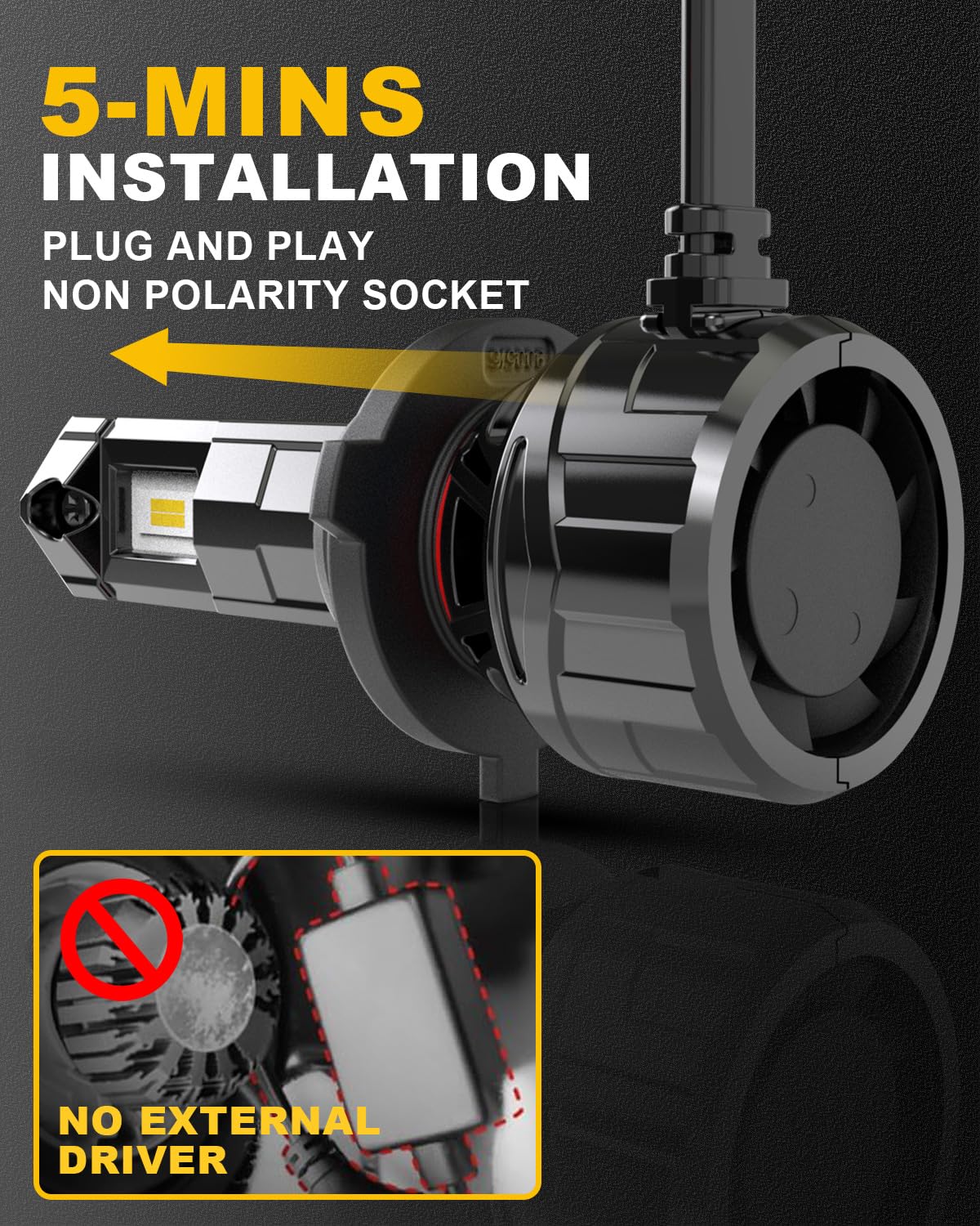 KATUR 9006 LED-Scheinwerferlampen
