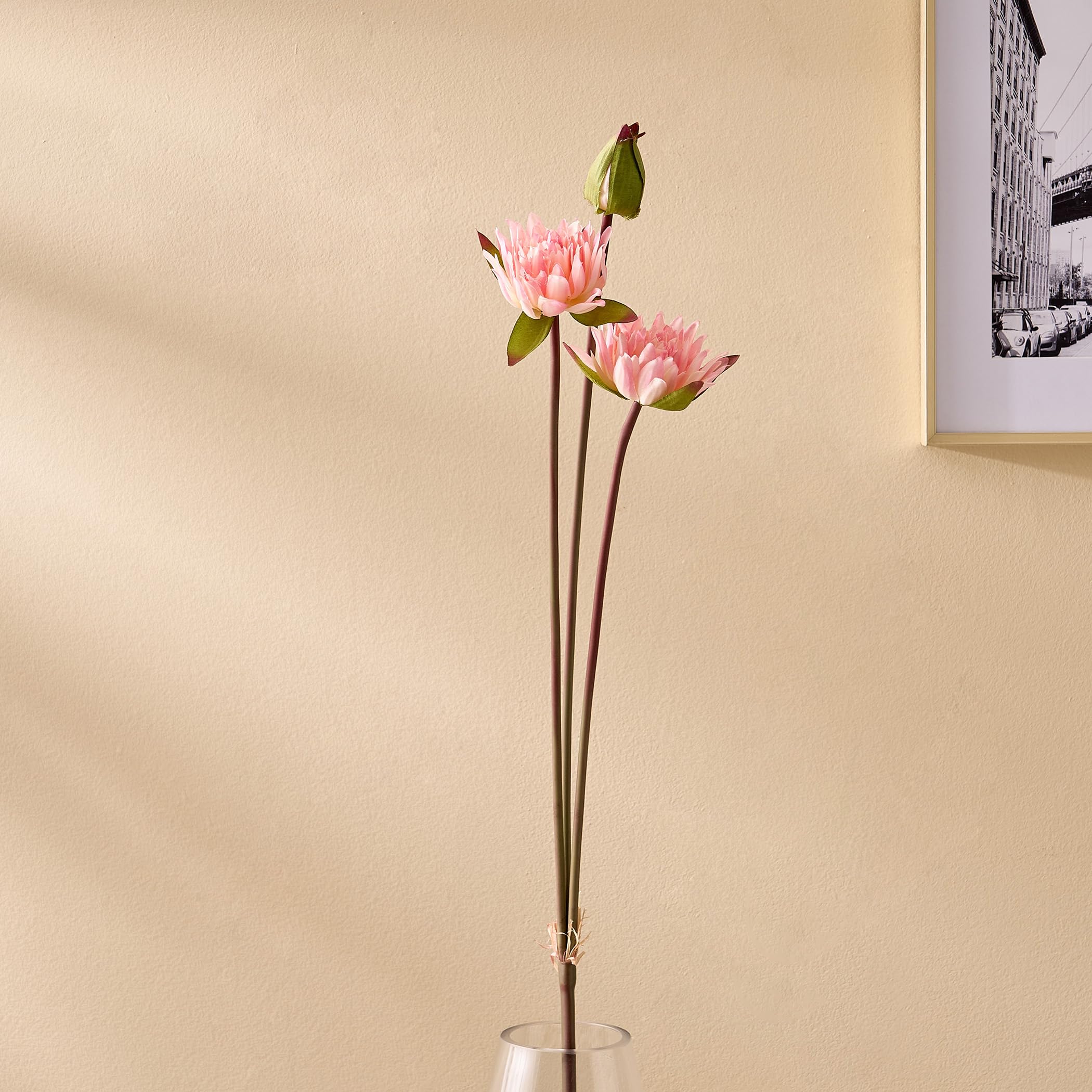 Home Centre Botanical Artificial Lotus Flower Stem - 100cm-image-19