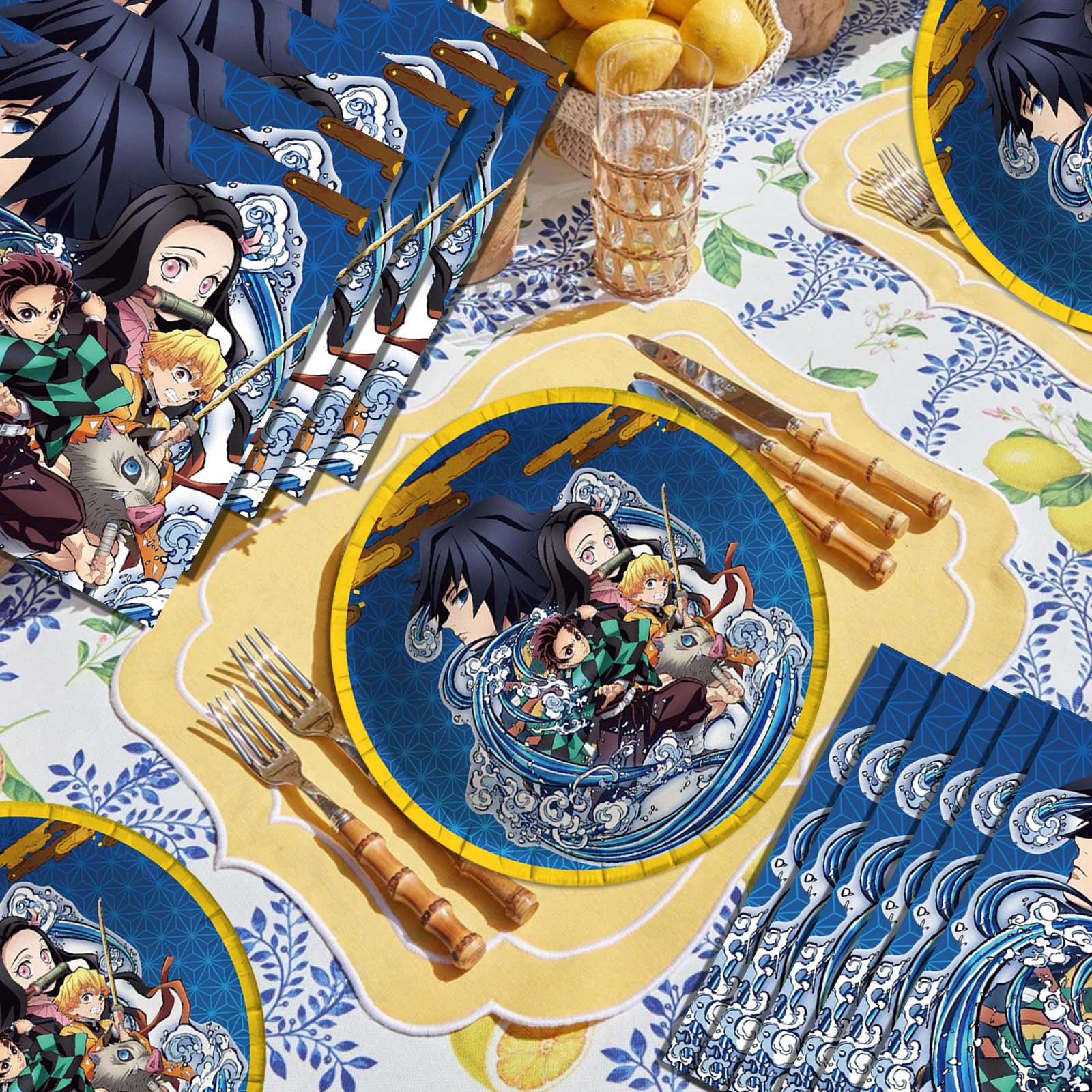 Set Stoviglie Compleanno Minnie | 62 Pezzi | Piatti, Bicchieri, Tovaglioli | Tema Bambini - Foto 5