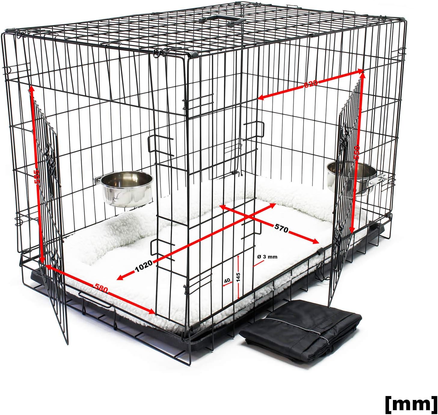 xl foldable dog crate