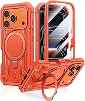 Vista 16 de FNTCASE Funda para iPhone Air Phone Case: Compatible con MagSafe Protector de pantalla integrado Soporte con grado militar a prueba de caídas