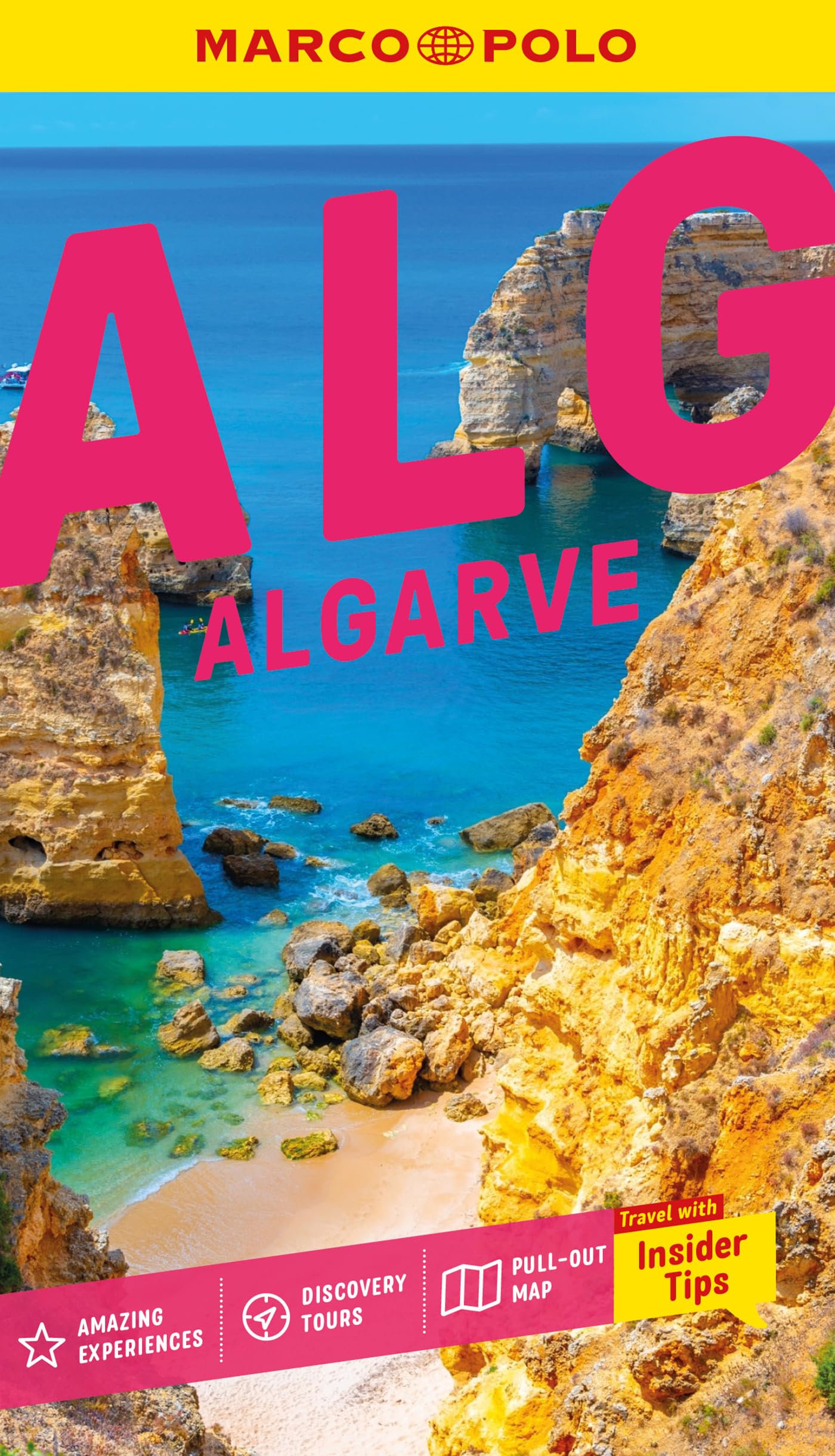 Marco Polo Algarve Pocket Travel Guide | Pull-out Map | Local Knowledge | Covers: Lagos, Albufeira, Tavira and more