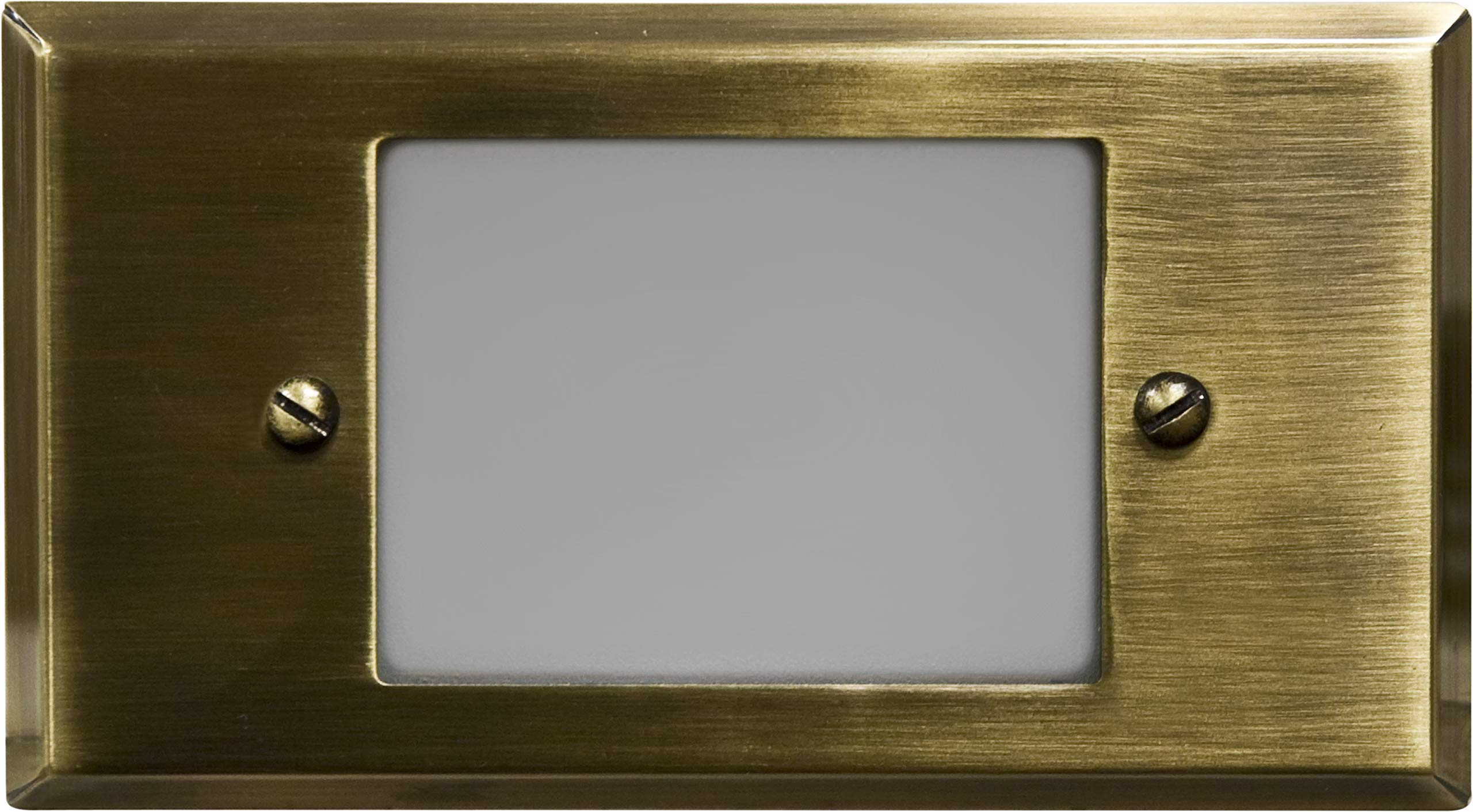 Dabmar Lighting, LV-LED612-ABS Solid Brass Step Light, 12 LEDs 7W 12V, Bronze Finish