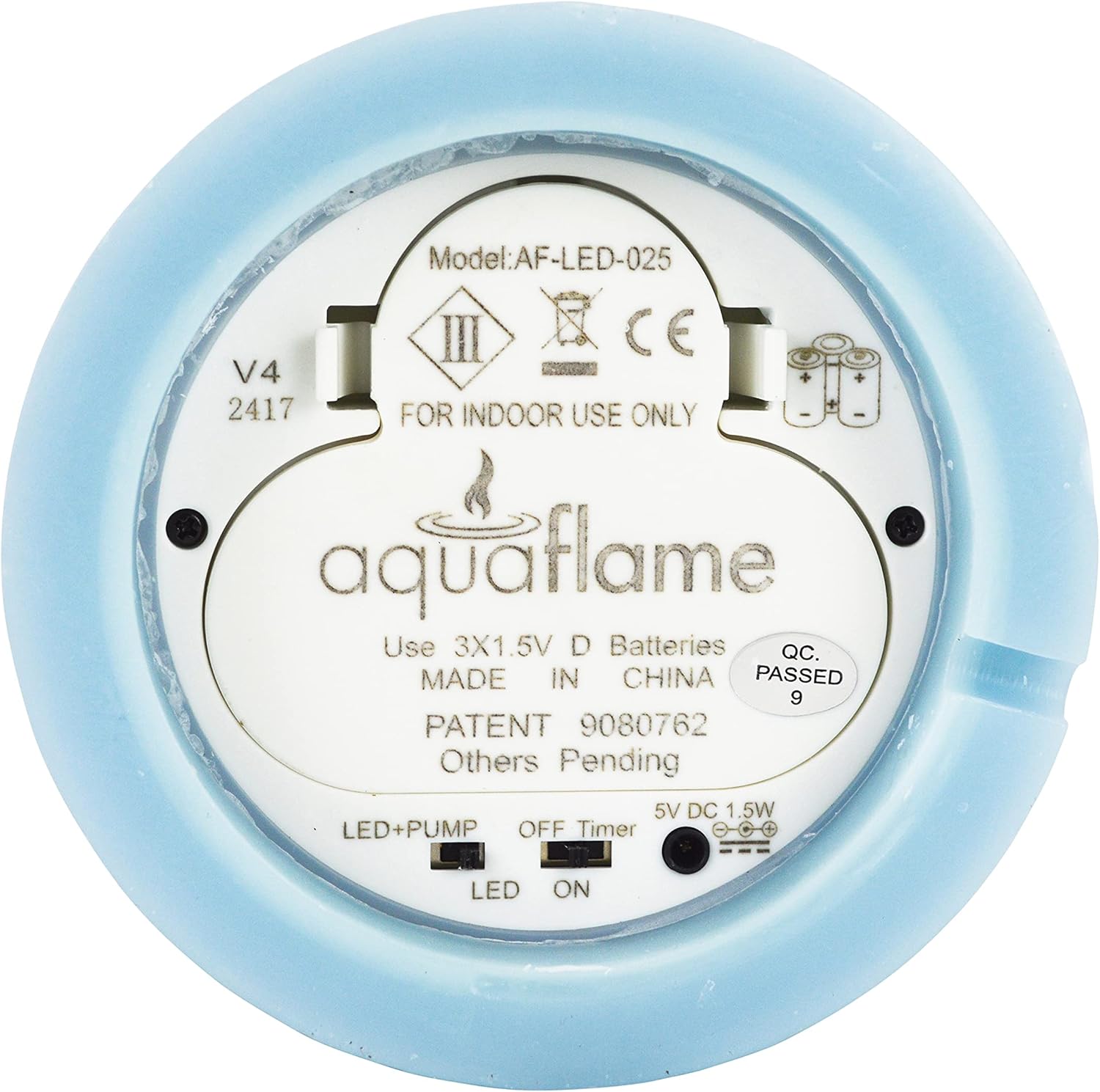 One-Day Sale: Up to 60% Off GKI Bethlehem Lighting Aquaflame Wax Flameless Candle Fountain Blue