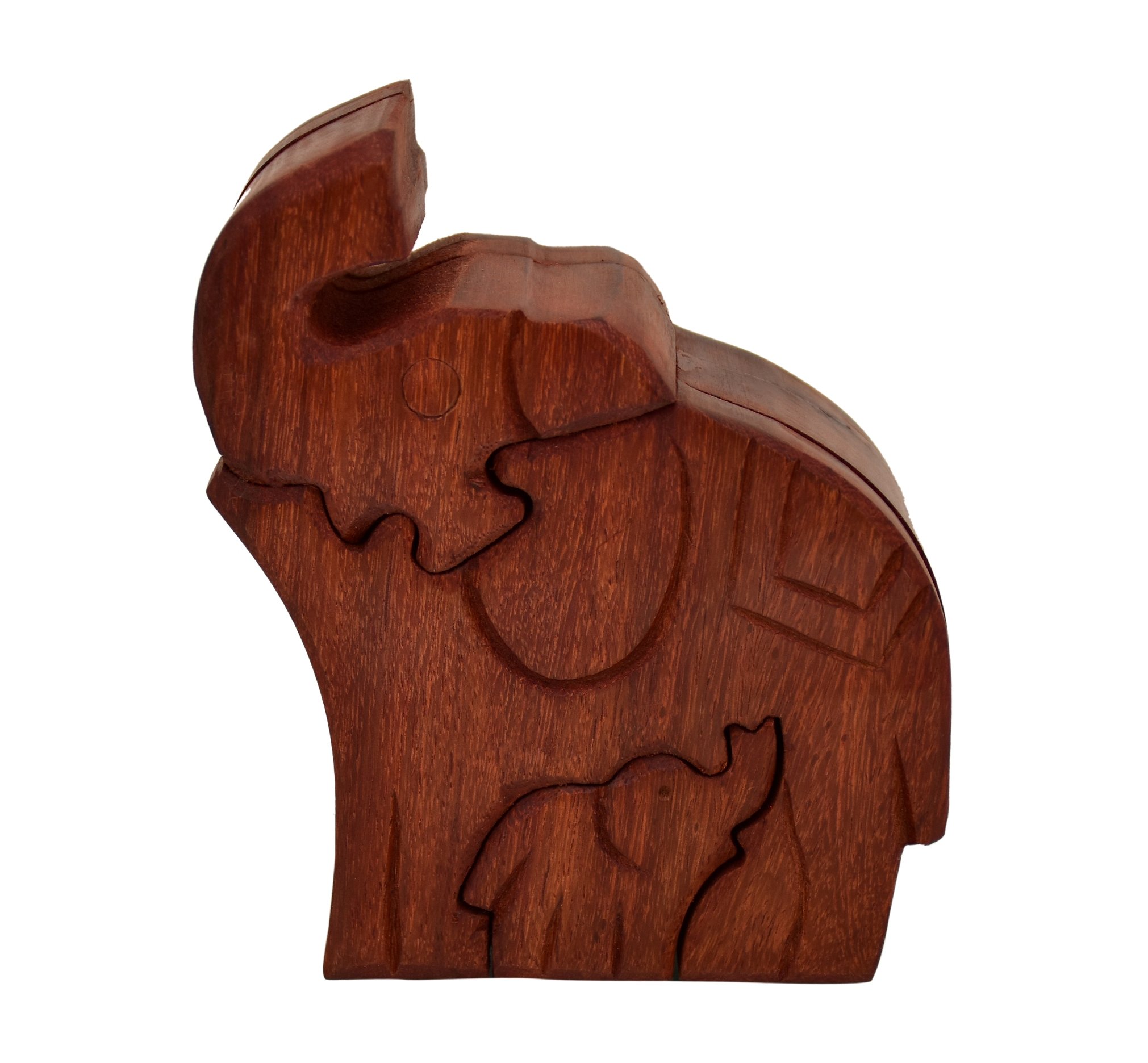 Purpledip Magic Wooden Puzzle Box Regal Elephant: Handmade Mystery Keepsake Box Game Gift (10787) (B072KGZKP3) Amazon Price History, Amazon Price Tracker