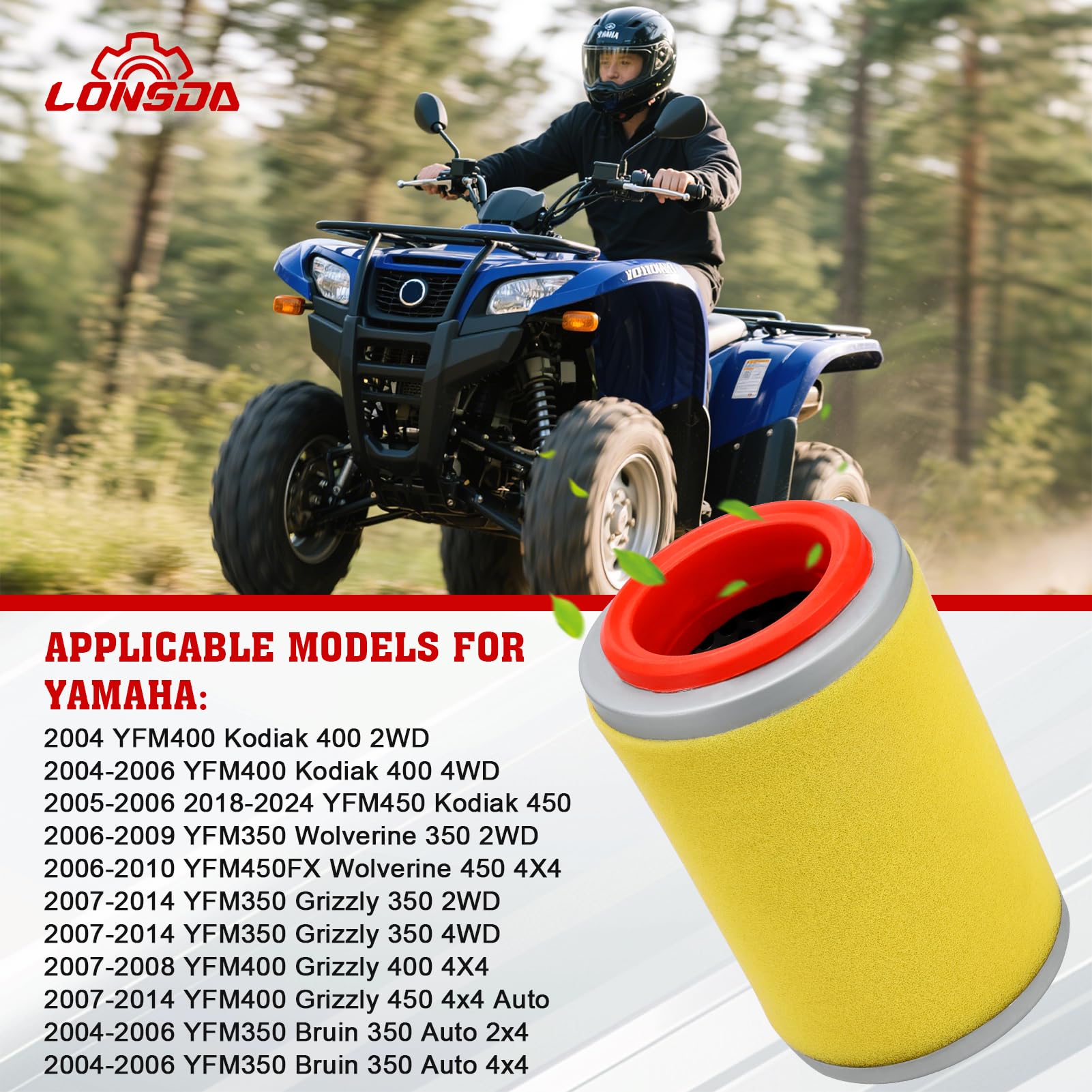 3 Pack Oil Filter For Yamaha YFM350 Bruin Auto 350 Hunter 2X4 4X4