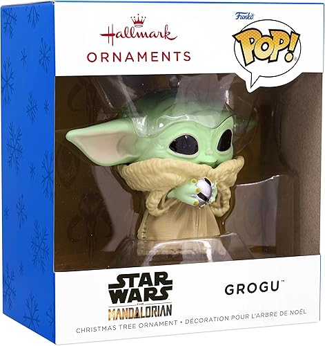 Miniatura 3 de Hallmark Star Wars: The Mandalorian Grogu Funko Pop! Adorno de Navidad