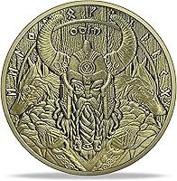Vista 2 de AtSKnSK Símbolo vikingo Valknut Odín Moneda