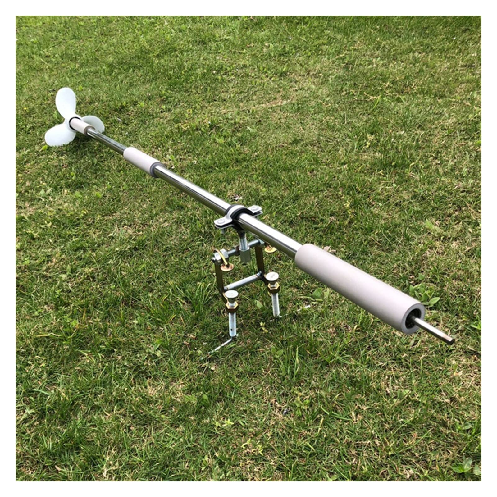 24V Lithium Battery Paddle Propeller Outboard Propeller Inflatable Boat Rubber Boat Plastic Boat Hanging Machine Propeller(Bianco)