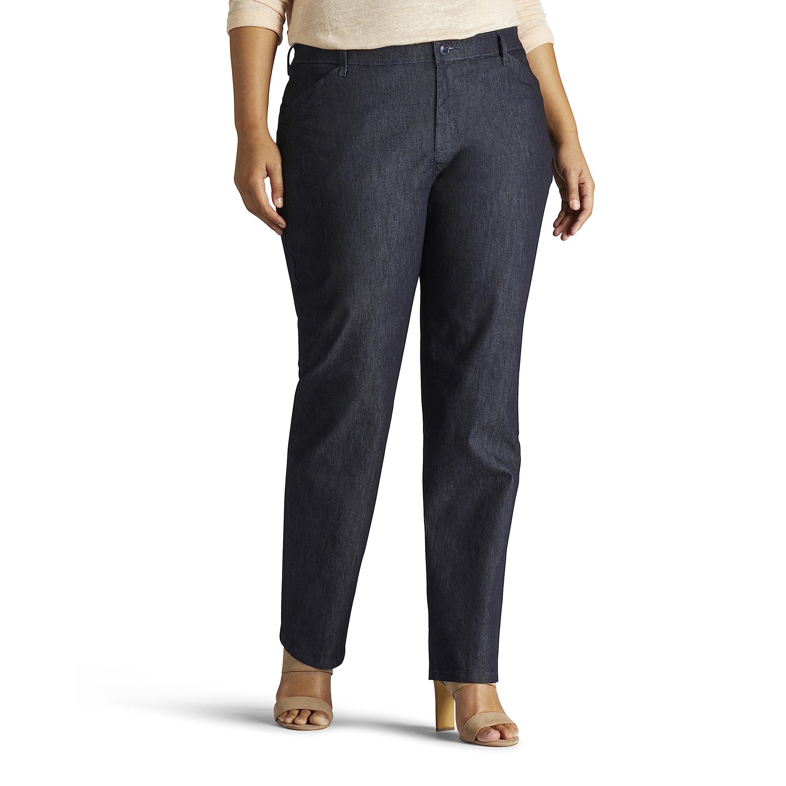 Lee Plus Size Relaxed-fit All Day Pant - Pantalones Mujer