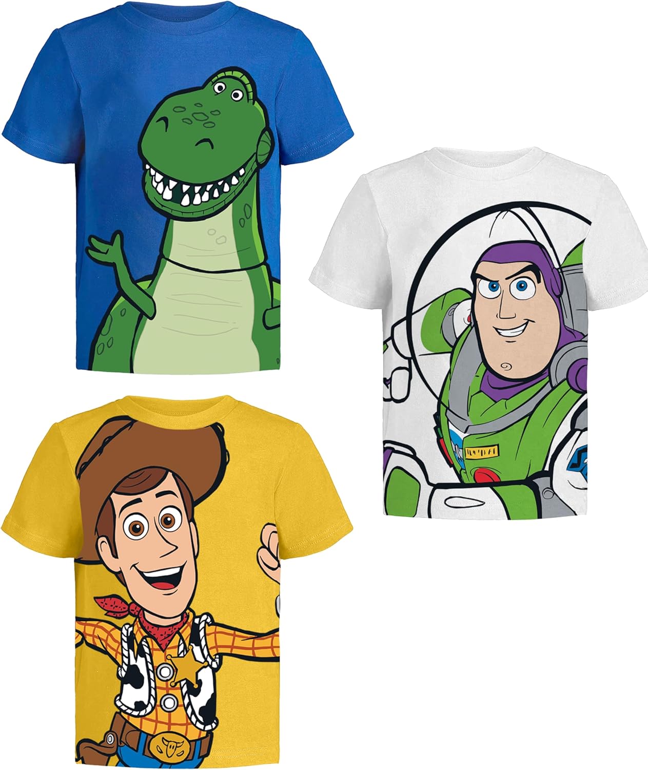Toy Story Pixar T-Shirt (Sets) Woody Buzz Lightyear Jessie Rex Hamm MrPotato Forky Slinky Dog Toddler/Birthday Kids Clothes