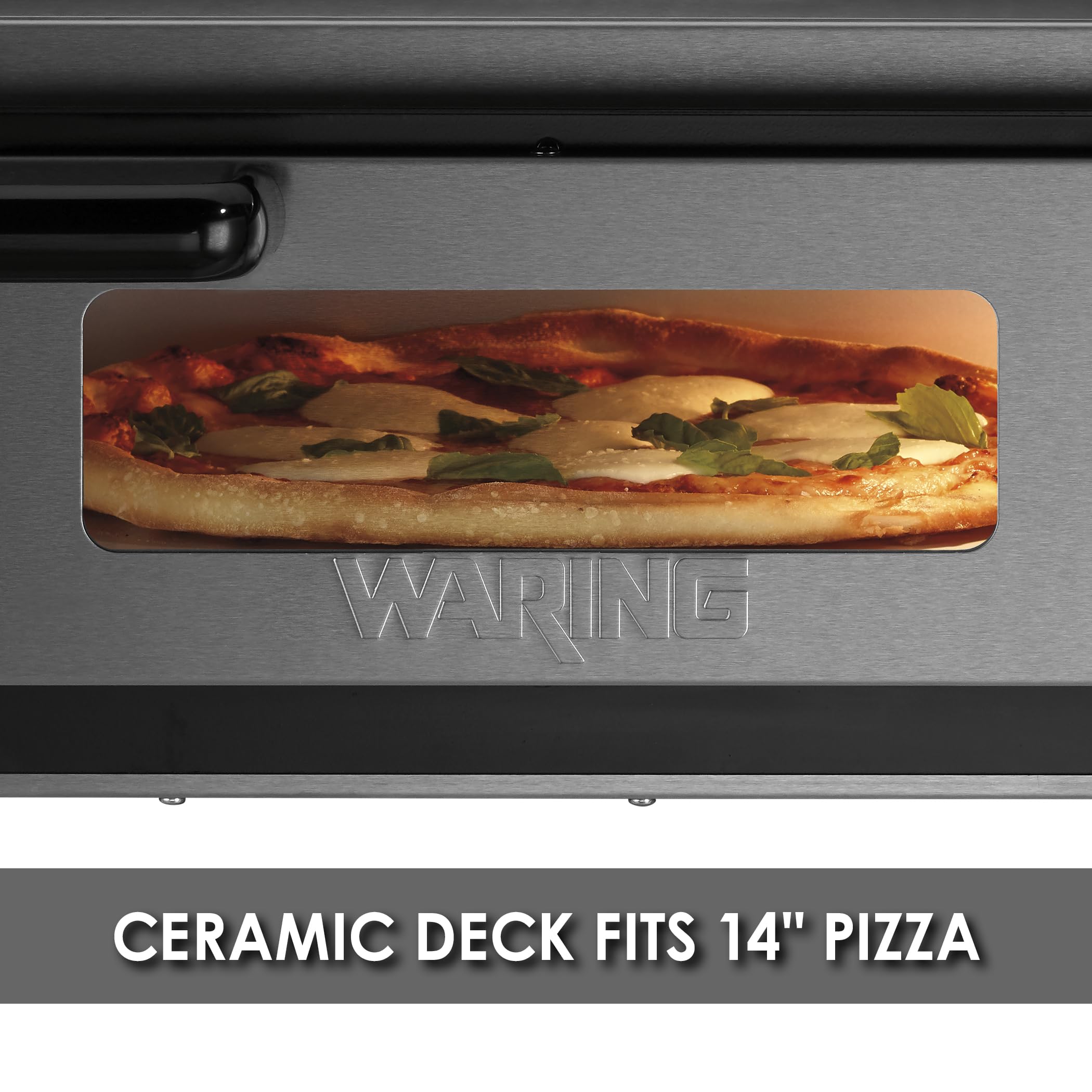 Horno de pizza comercial de una sola cubierta de servicio medio 4