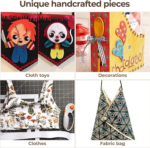 Miniatura 7 de PLANTIONAL 2 rollos de cinta adhesiva para planchar en el dobladillo, cinta de dobladillo de fusión de tela, 1 pulgada x 65 yardas, cinta adhesiva