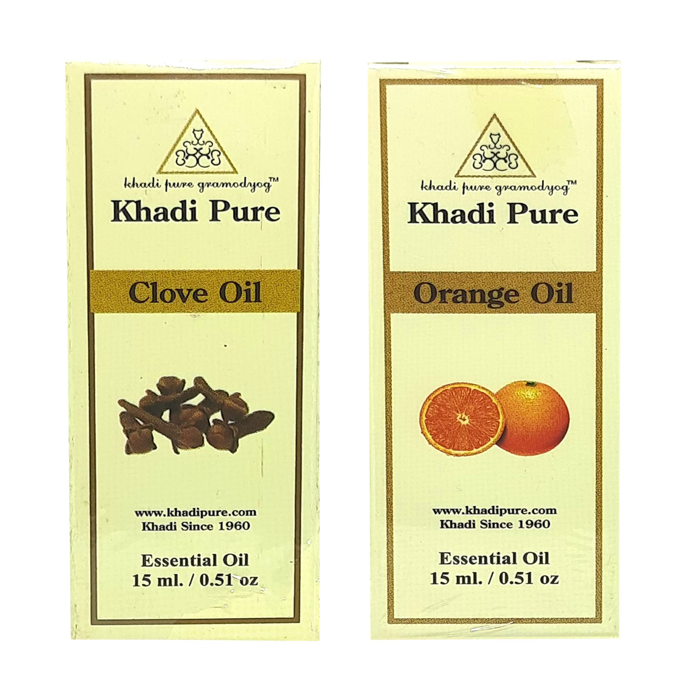 Khadi Pure Clove & Orange Essential Oil, 15 Ml (Pack Of 2)-picture-40