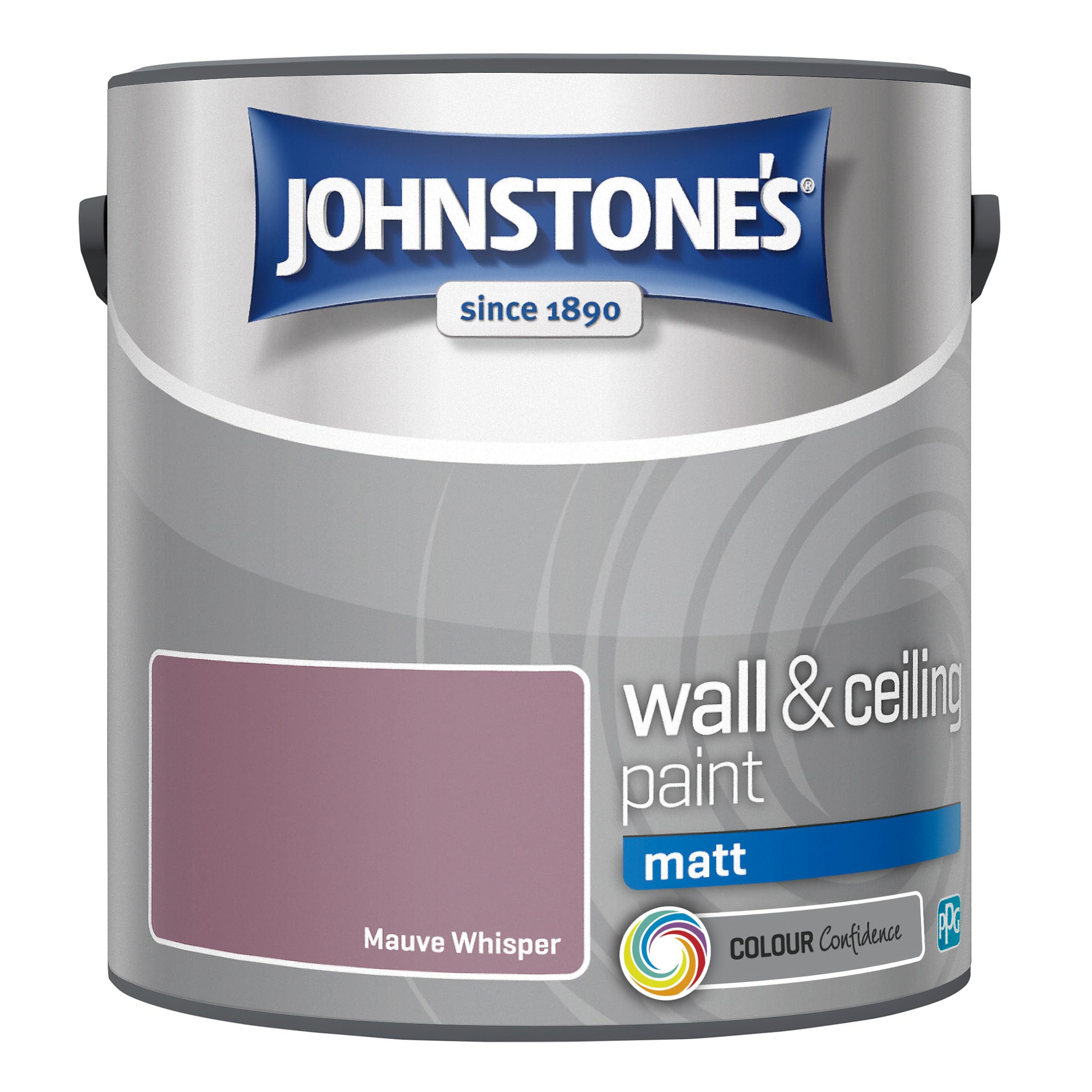 Johnstone's Wall & Ceiling Matt Emulsion Paint 2.5L Whisper Mauve