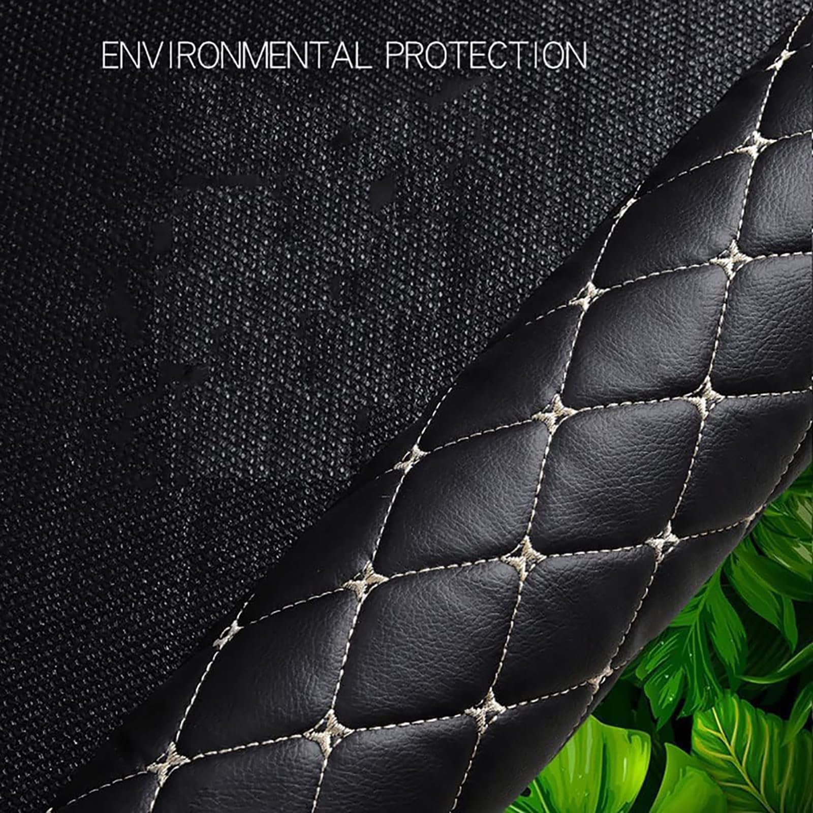 Voiture Tapis Coffre, pour MG HS EHS 2025 PHEV AntidéRapant Imperméable Cuir Coffre Protection Coussin Bagages DéMarrage Bac Protection,B