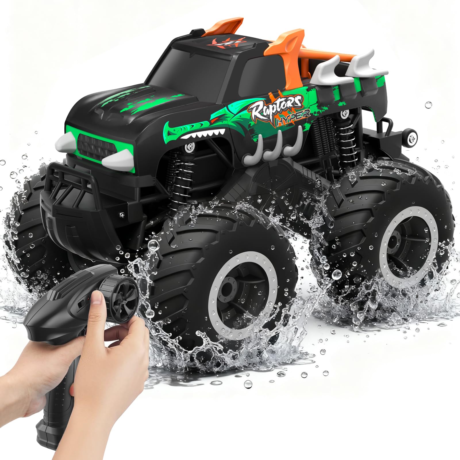 HOMETALL Remote Control Monster Truck Toys - 1 16 Waterproof All Terrain RC Car Fast Remote Control Car