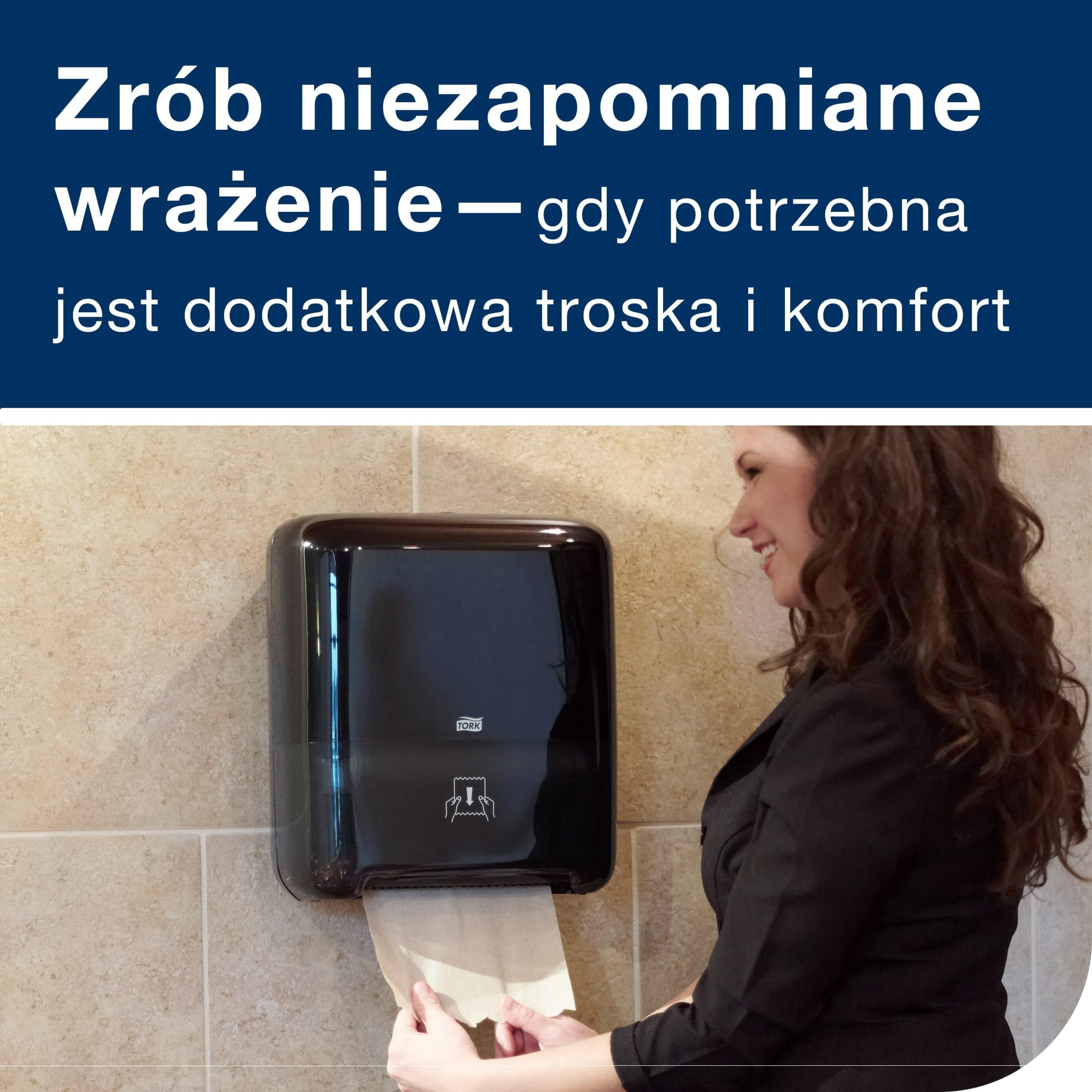 Tork Matic Ręcznik Papierowy w Rolce Naturalny H1, Zaawansowany, Odporny na Rozdarcie, 2-Warstwowy, 6 x 150 M, 290099