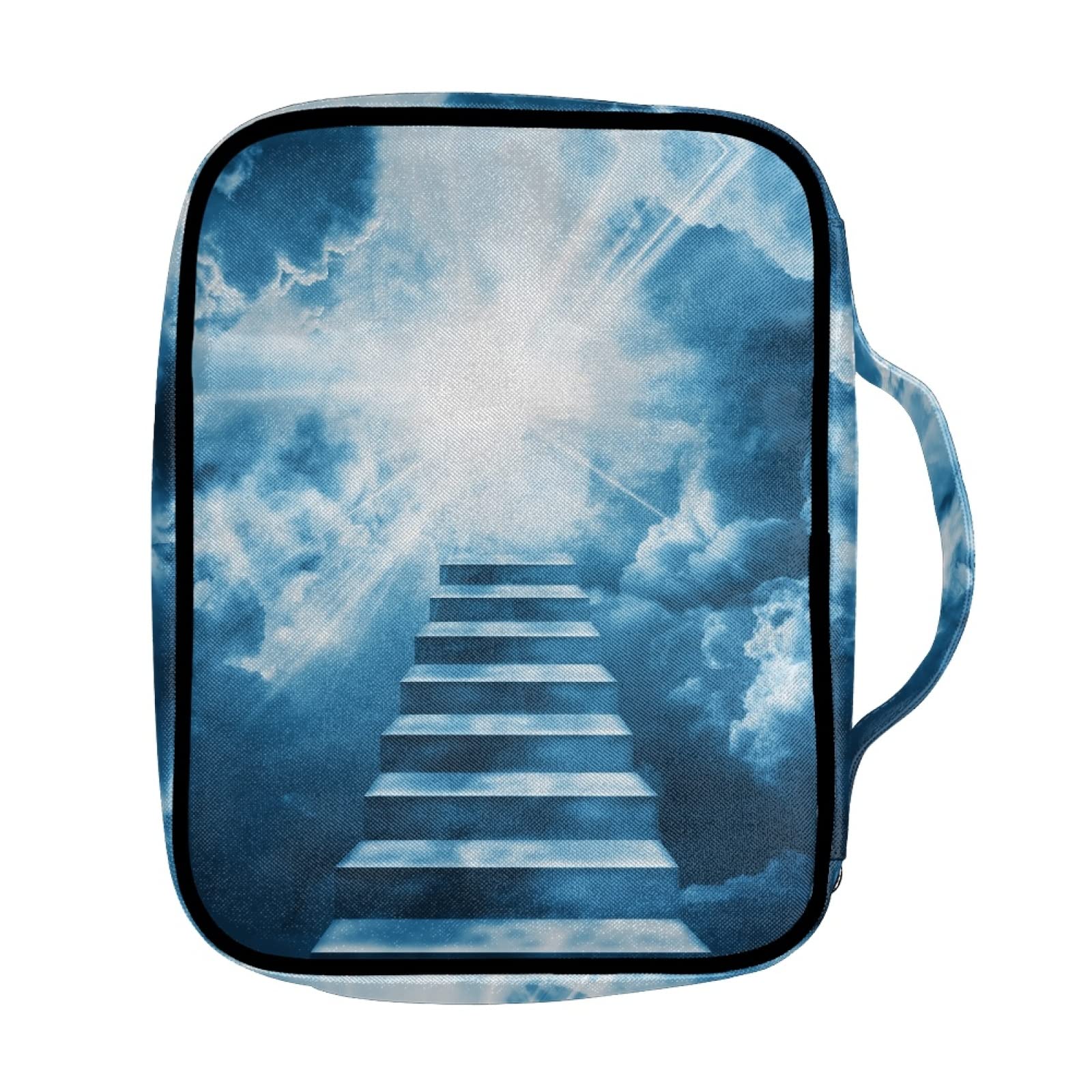 Dajingkj Funda de Biblia con cremallera para hombres y mujeres, grande, para libro de la Biblia, libro de la iglesia, bolsas con asa, Jefe del éxito, One size