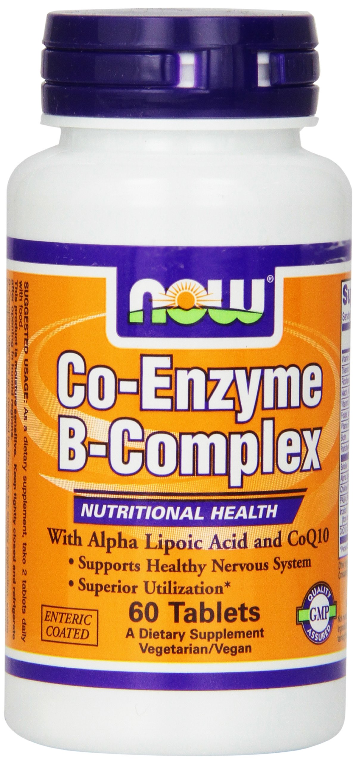 Now Foods Co-enzyme B-complex Tablets 60-Count