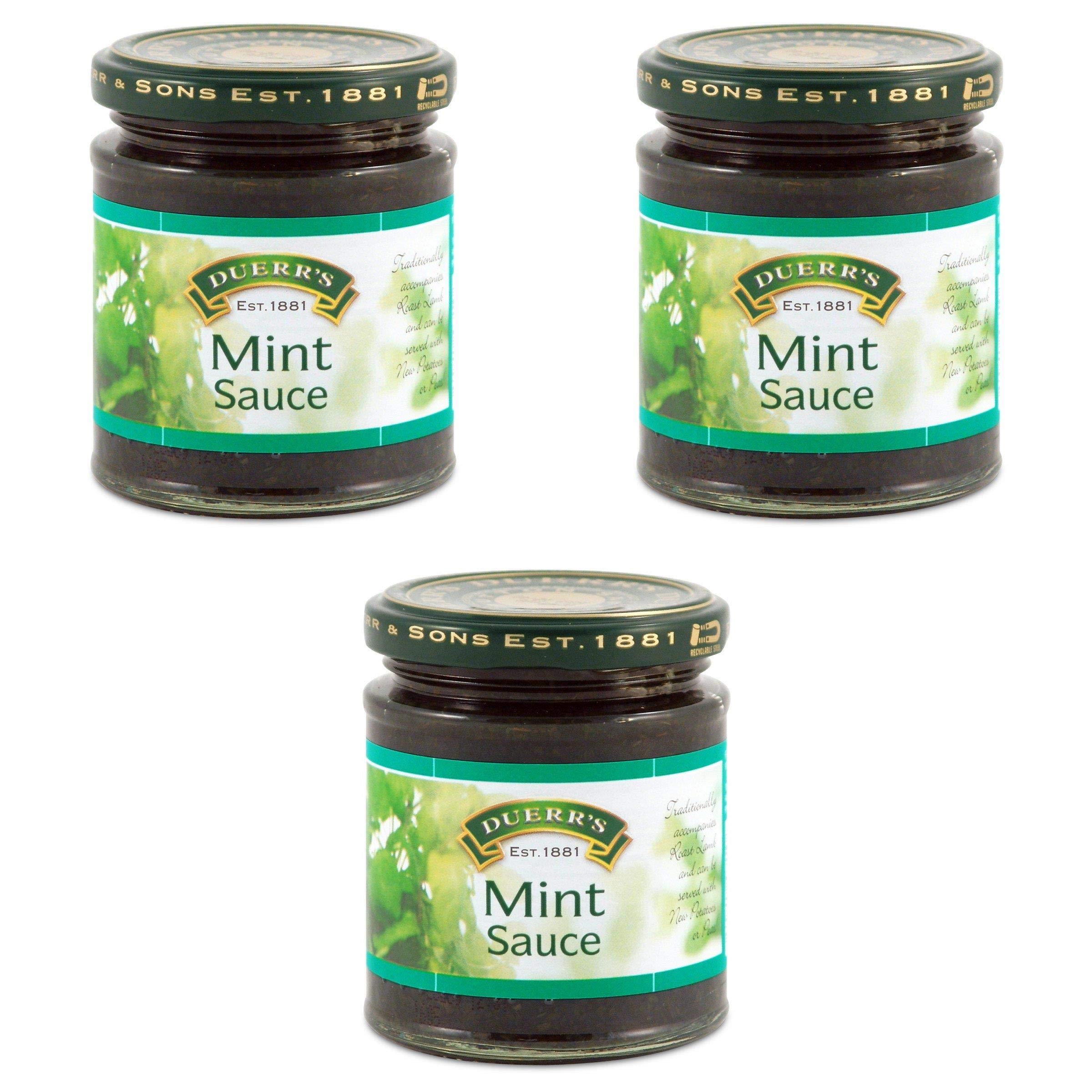 Duerr's Traditional English Mint Sauce - 9.9oz (280g) Pack of 3