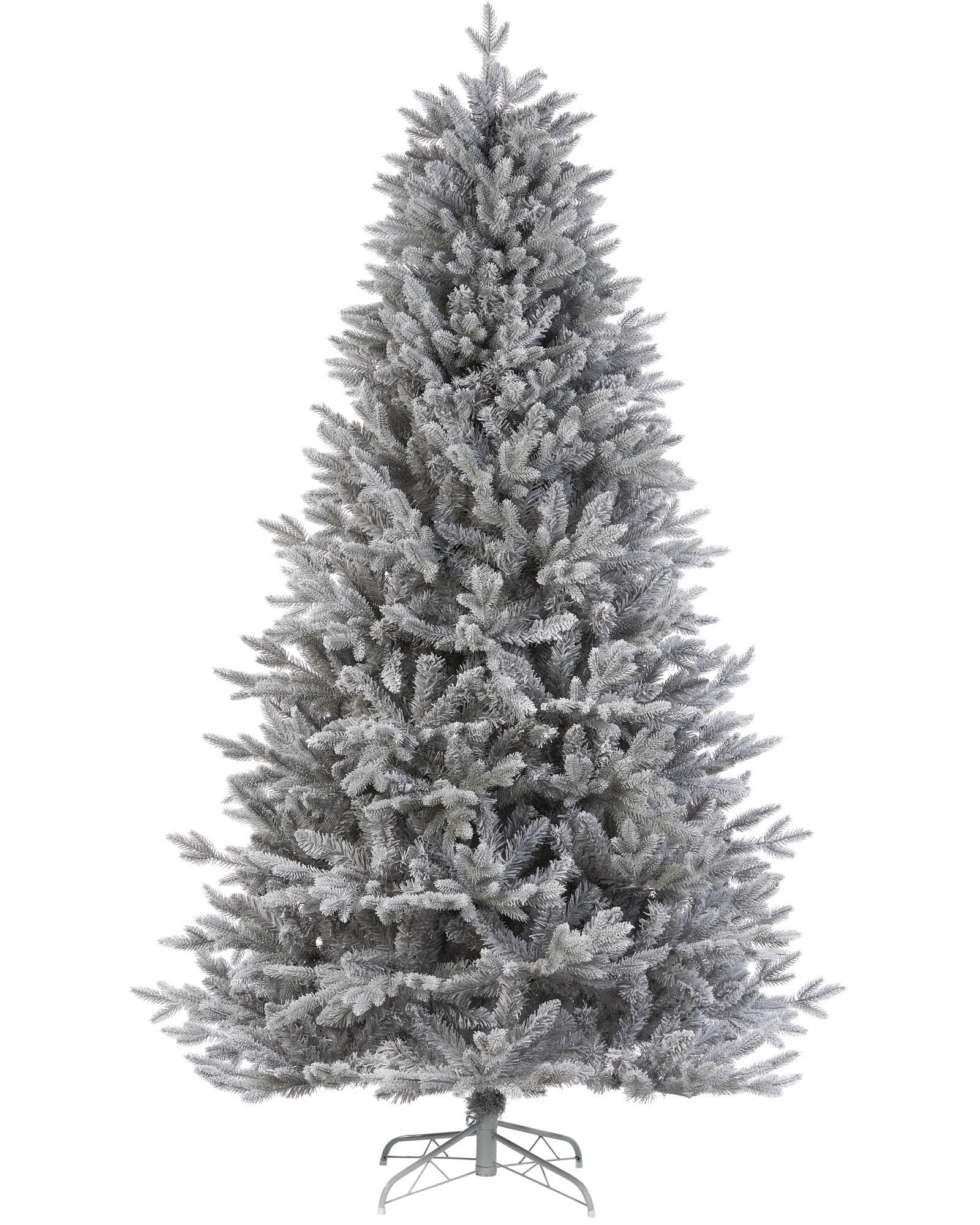Snow Flocked Grey Fir Christmas Tree
