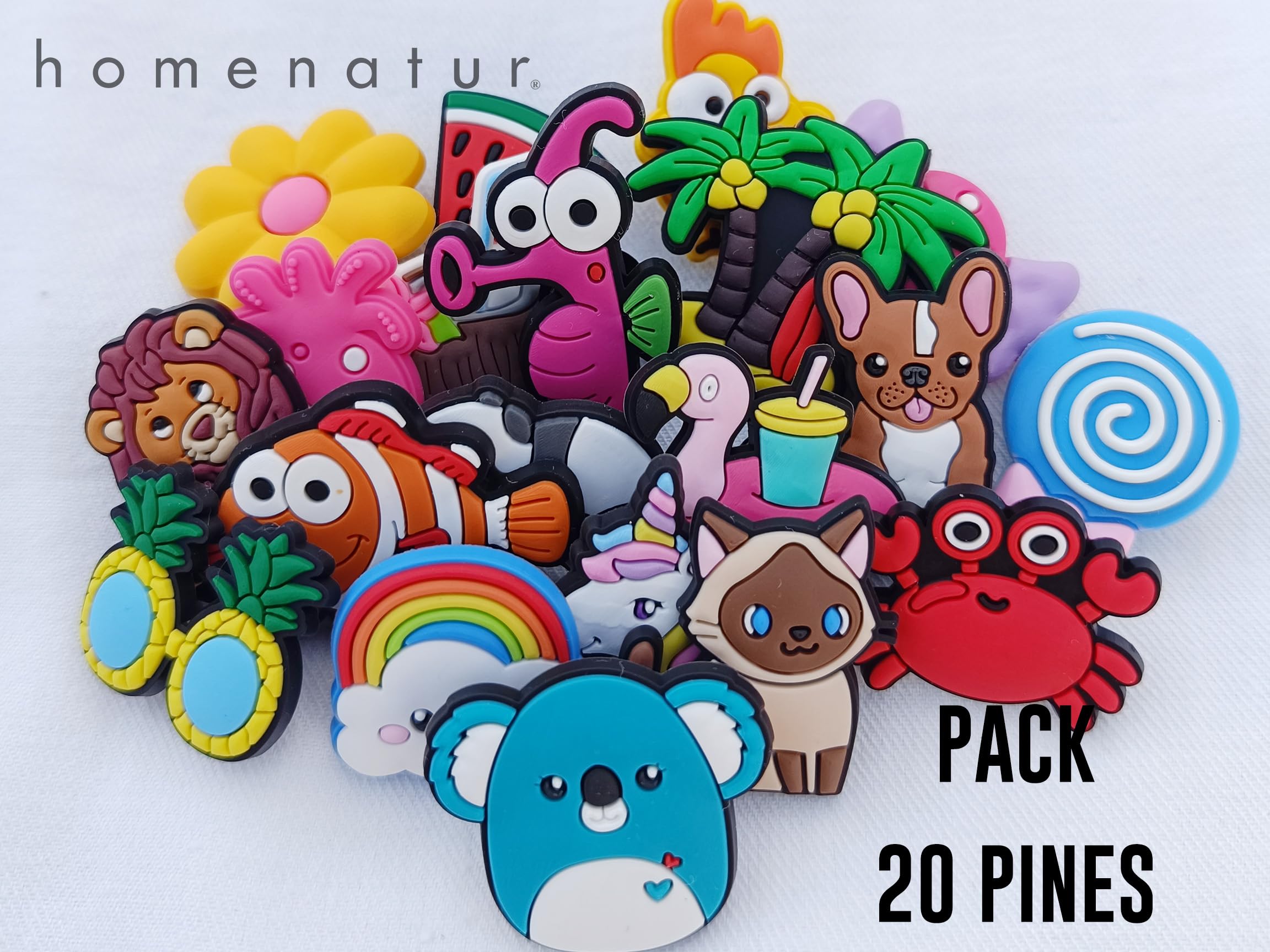 Pines para Crocs Zuecos Sanitarios - 20 Piezas - Pins Decorativos - Shoe Charms - Accesorios y Adornos para Zapatos - Mujer Hombre Niños - Sanidad Hostelería Trabajo Peluqueria