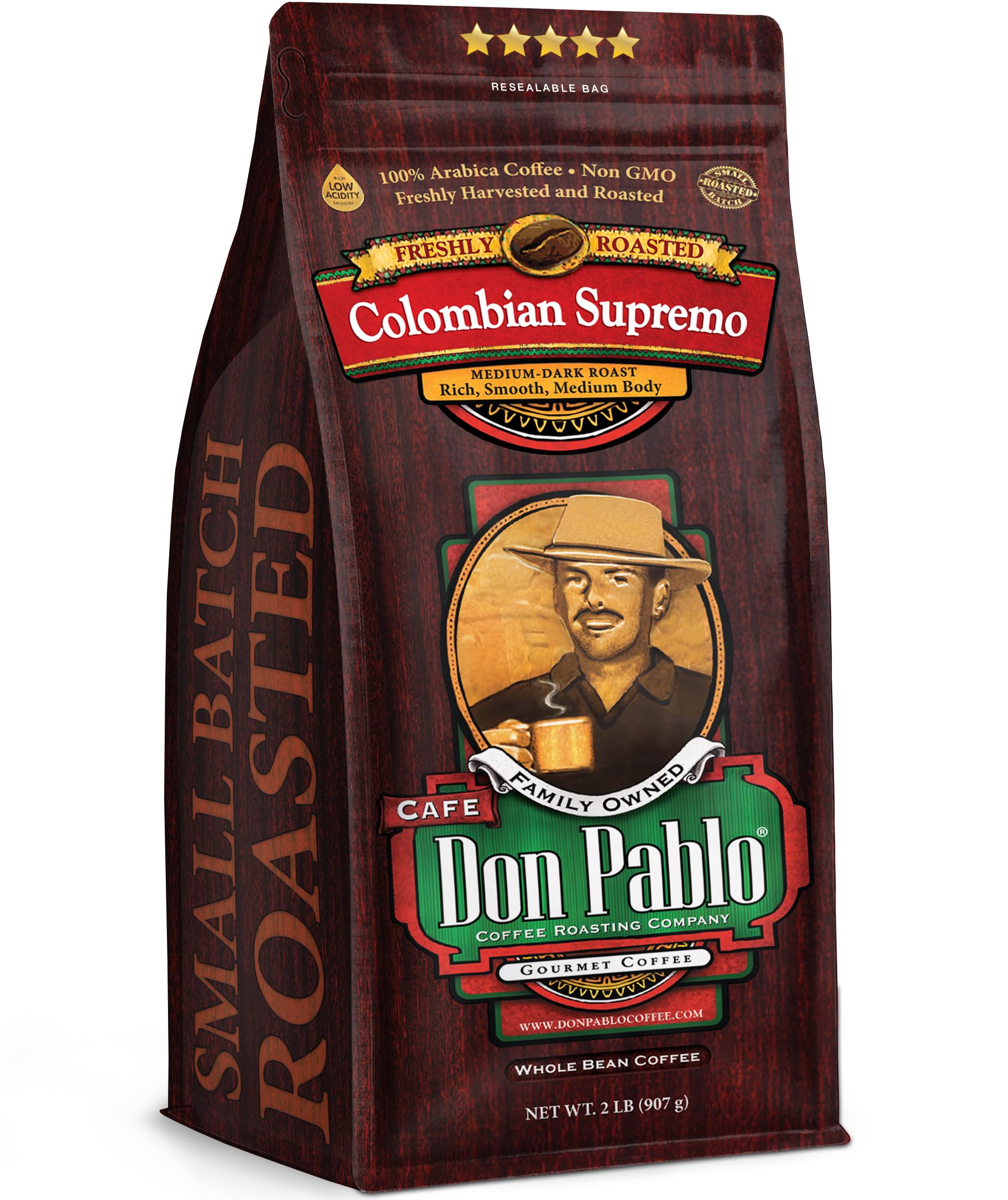 2LB Don Pablo Colombian Supremo - Medium-Dark...