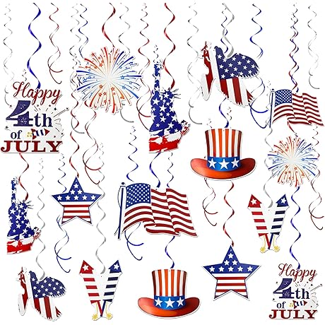 TURNMEON 4th of July Party Decorations