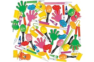 Fun Express Noisemaker and Musical Instrument Novelty Assortment for Parties