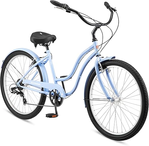Miniatura 66 de Schwinn Mikko Adult Beach Cruiser Bike Azul marino