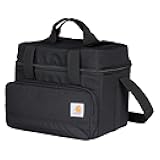 Carhartt Insulated Two Compartment Cooler, Durable Water Repellent Material W/Front Zippered Pocket for Camping, Beach & Travel