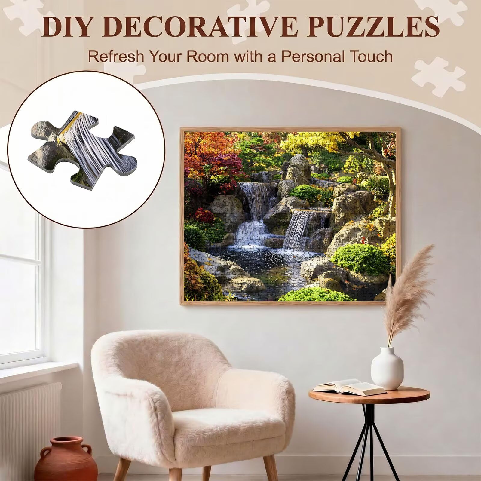 paesaggio Albero Puzzle 5000 Pezzi per Adulti, Puzzle in Legno - Collezione Classica con Poster Incluso - Sfida di Concentrazione e Passatempo Antistress, Gioco per Famiglia, 156 x 105 cm f0-514