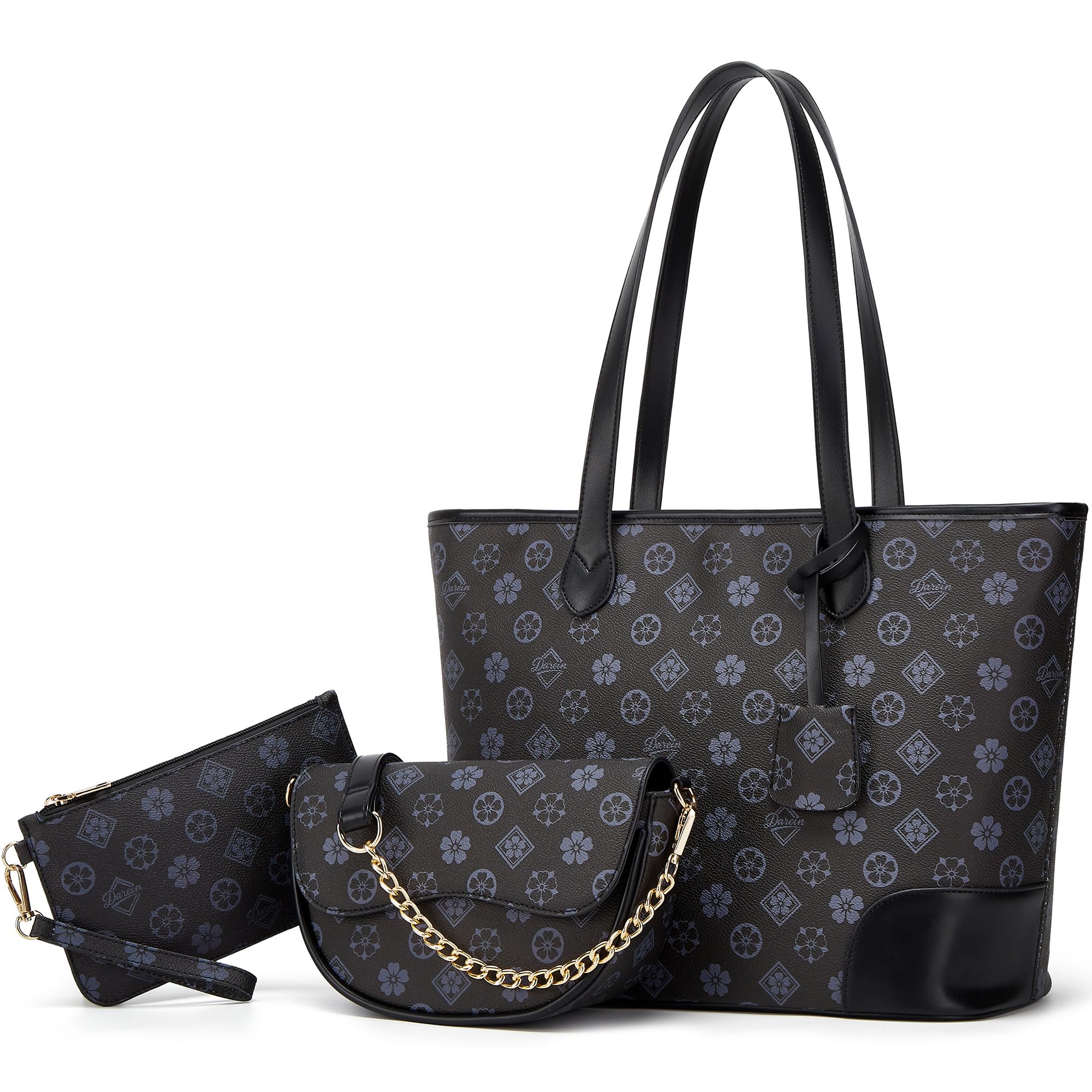 Women Fashion Handbags Tote Bag Shoulder Bags Top Handle Satchel Purse Set