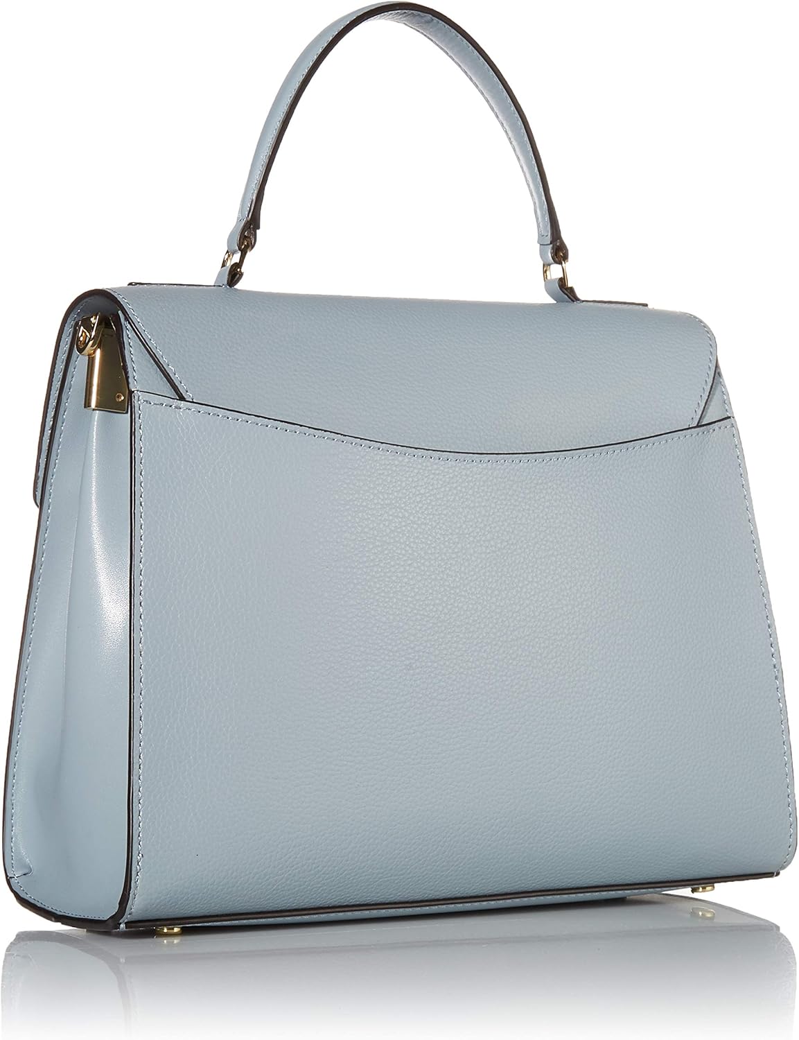 Calvin Klein Iris Hermine Leather Top Handle Satchel