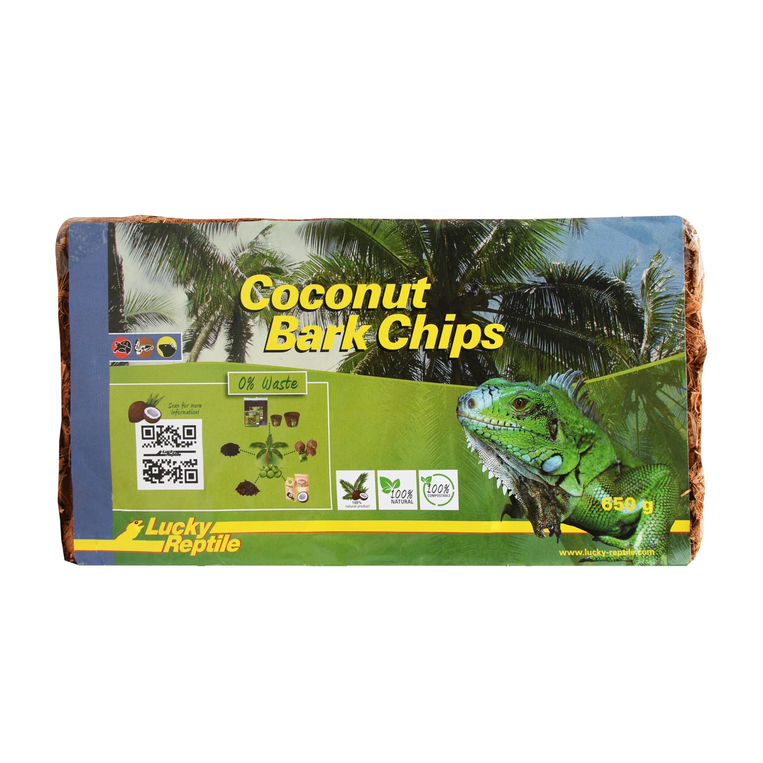 Lucky Reptile Chipsy kokosowe, rozmiar: 650 g