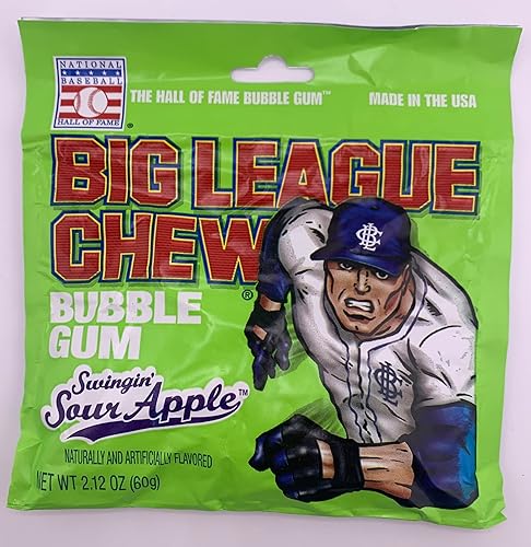 Miniatura 2 de Inspired Candy - Goma de mascar Big League Chew Bubble Gum a granel 5 sabores original manzana agria frambuesa azul uva fresa