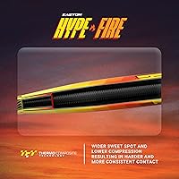 Vista 2 de Easton Hype FIRE bate de béisbol USSSA Drop -5/-8/-10 Barril de 2 3/4" Compuesto de 2 piezas