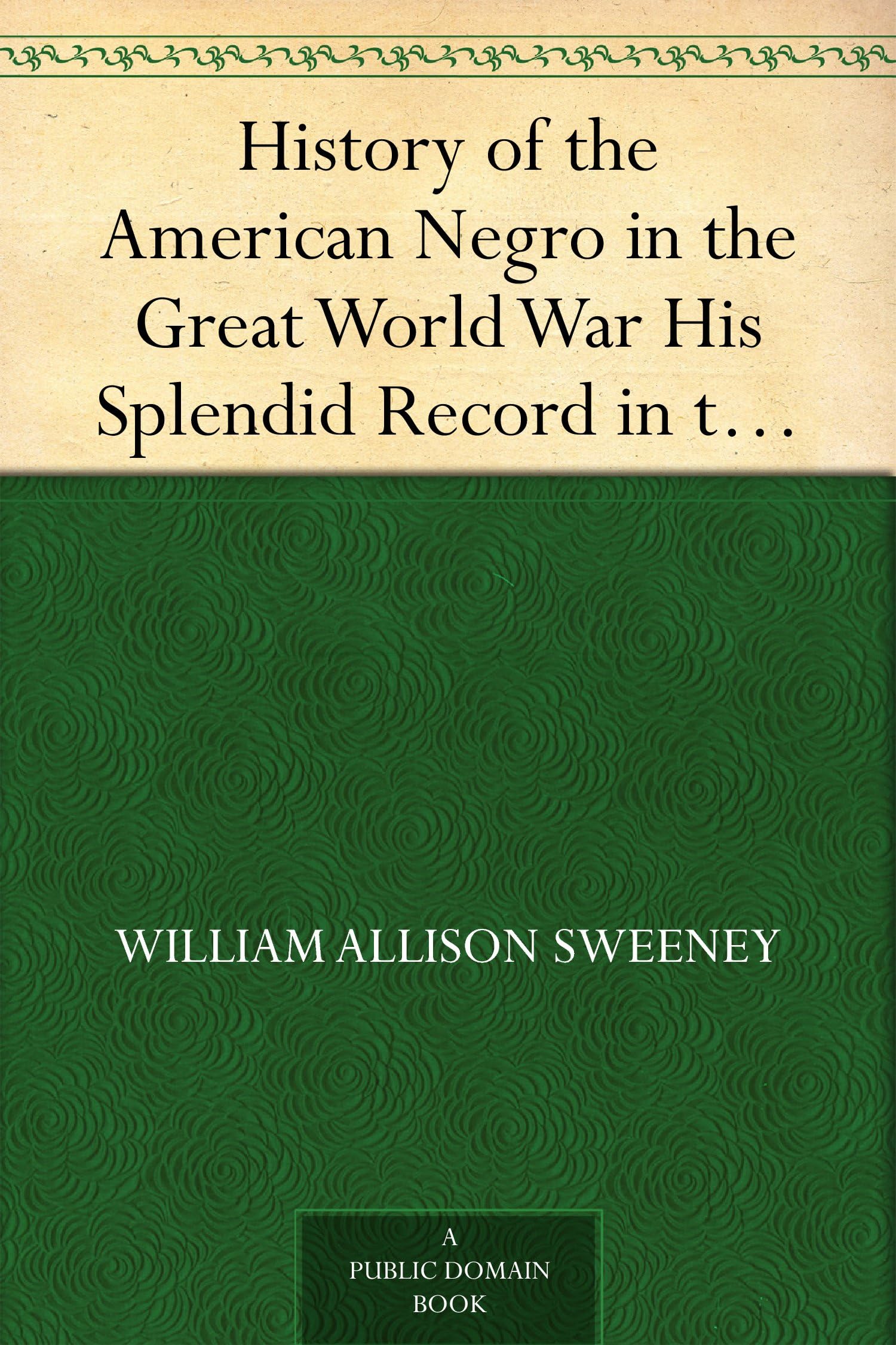 History of the American Negro in the Great World War