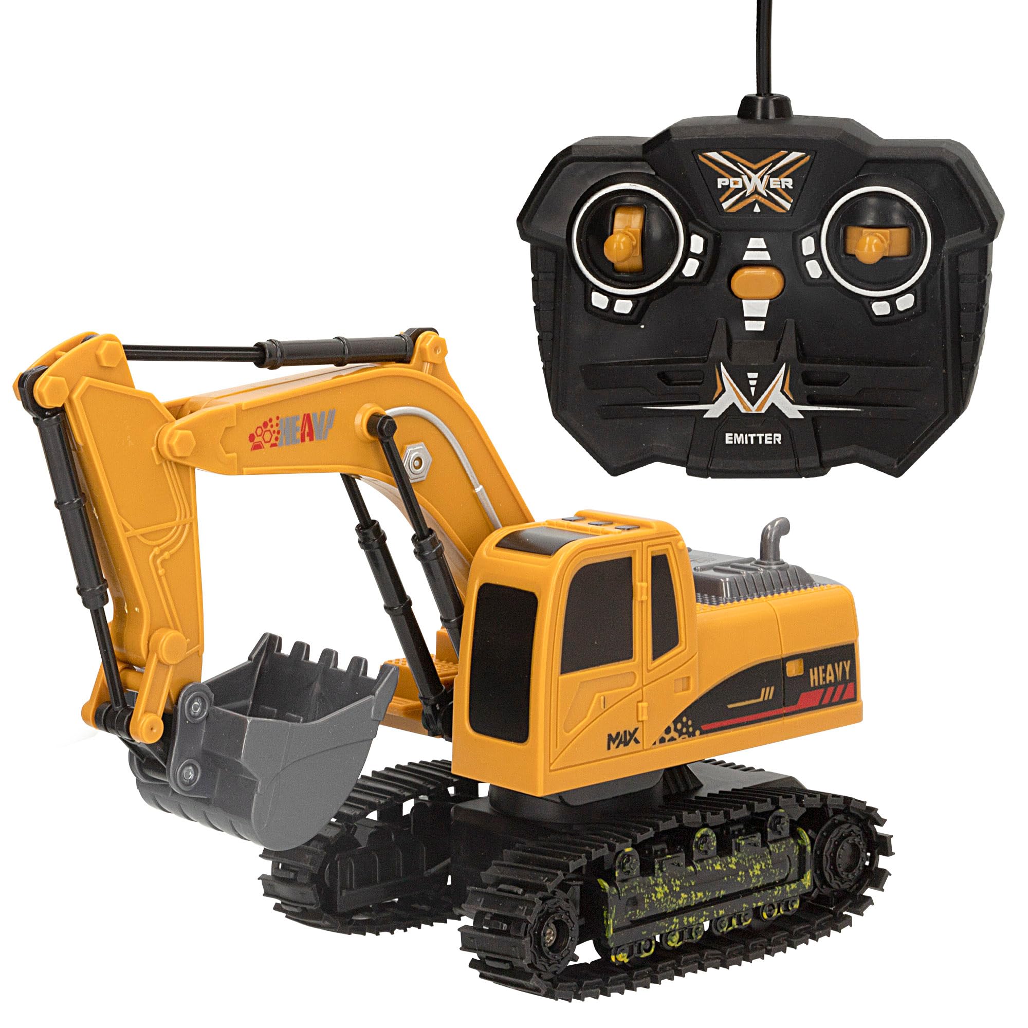 Coche Teledirigido Tiburón Speed & Go COLORBABY - Efectos Humo Luces Sonidos 1:24 RC 6 Direcciones Para Niños