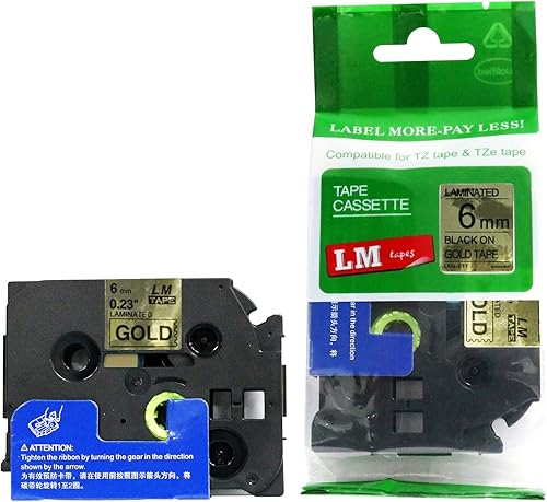 Miniatura 5 de LM Tapes - Cinta TZe P-Touch de 0.472in de color blanco sobre rosa baya compatible con Brother PT-H100, PTH100, PT-H110, PTH110, PTH110 Ptouch